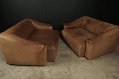 Pair of Two Seat Sofas by De Sede, Switzerland, circa 1960