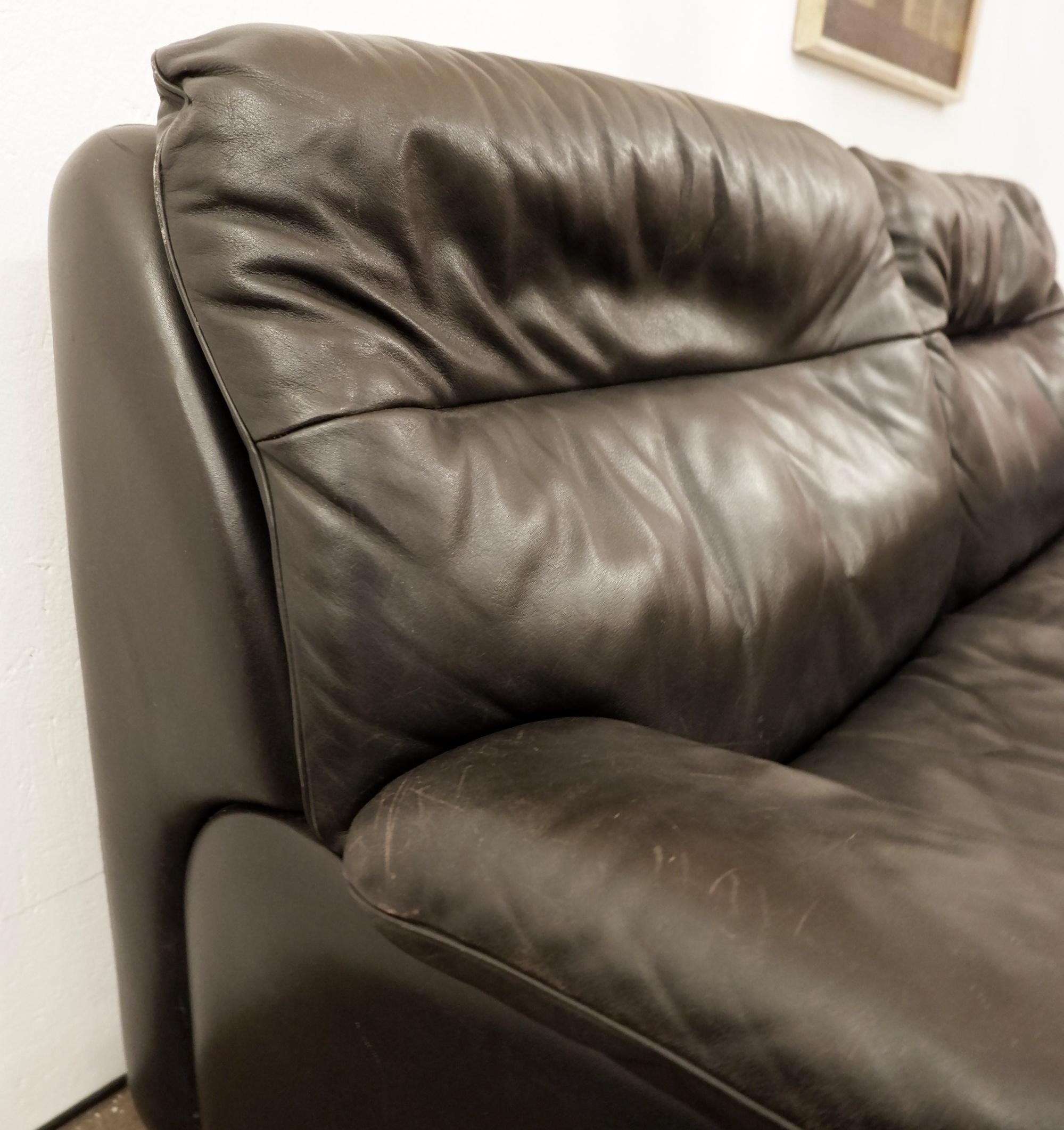 Pair Of Two Seater Sofa, de Sede For Sale 5