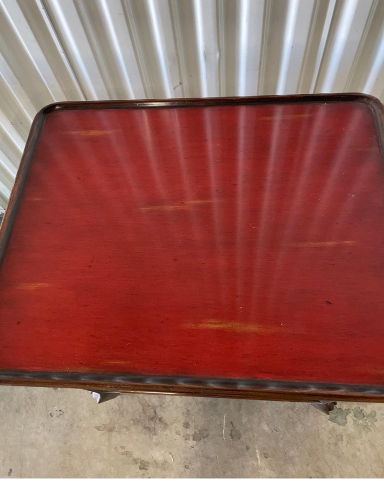 Pair of Two Tiered Country French Style Side Tables For Sale at 1stDibs