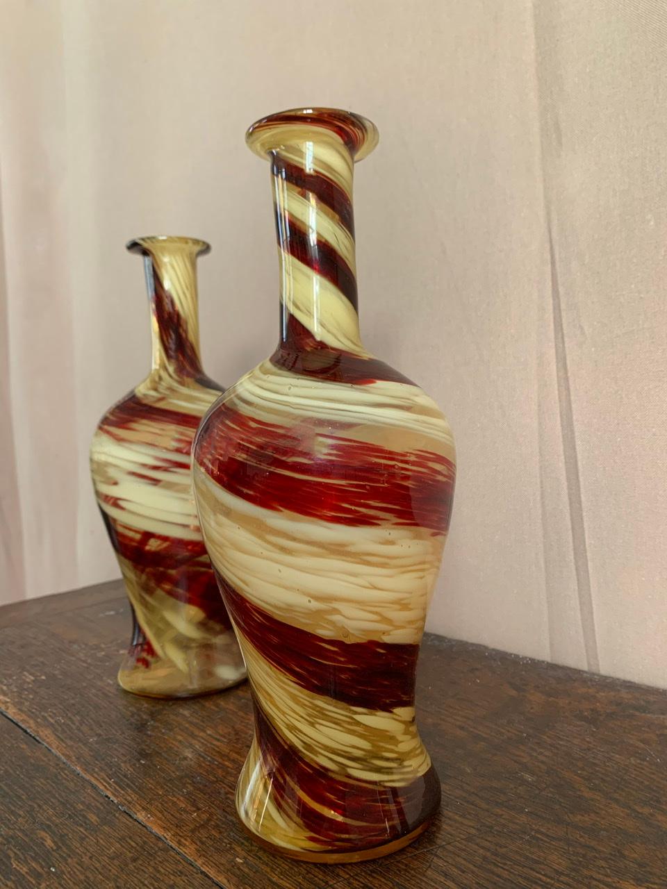Pair of Two Vases in the Murano Style 2