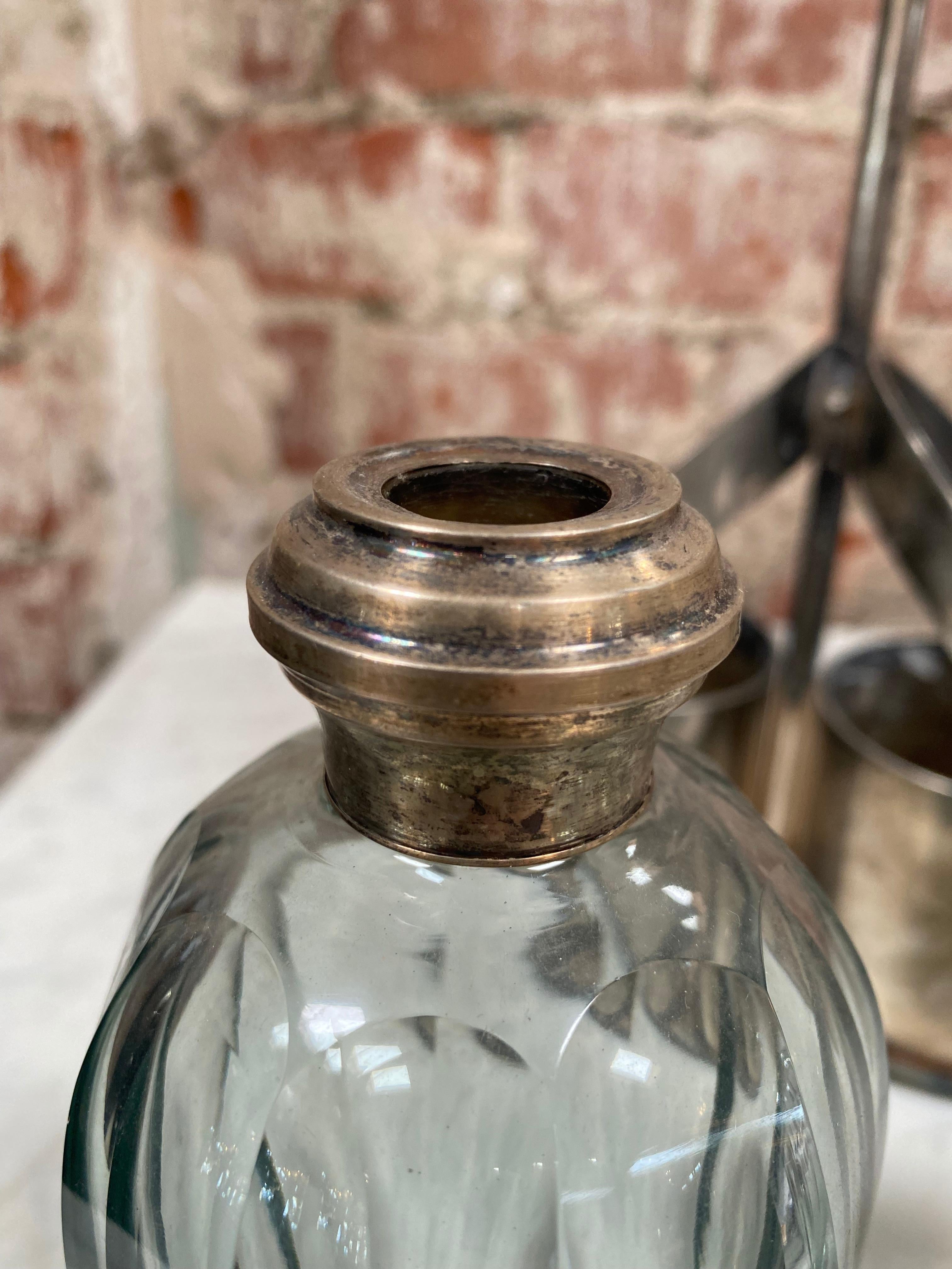 Pair of Two Vintage Bottle, Italy, 1950s In Good Condition For Sale In Los Angeles, CA