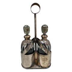 Pair of Two Vintage Bottle, Italy, 1950s
