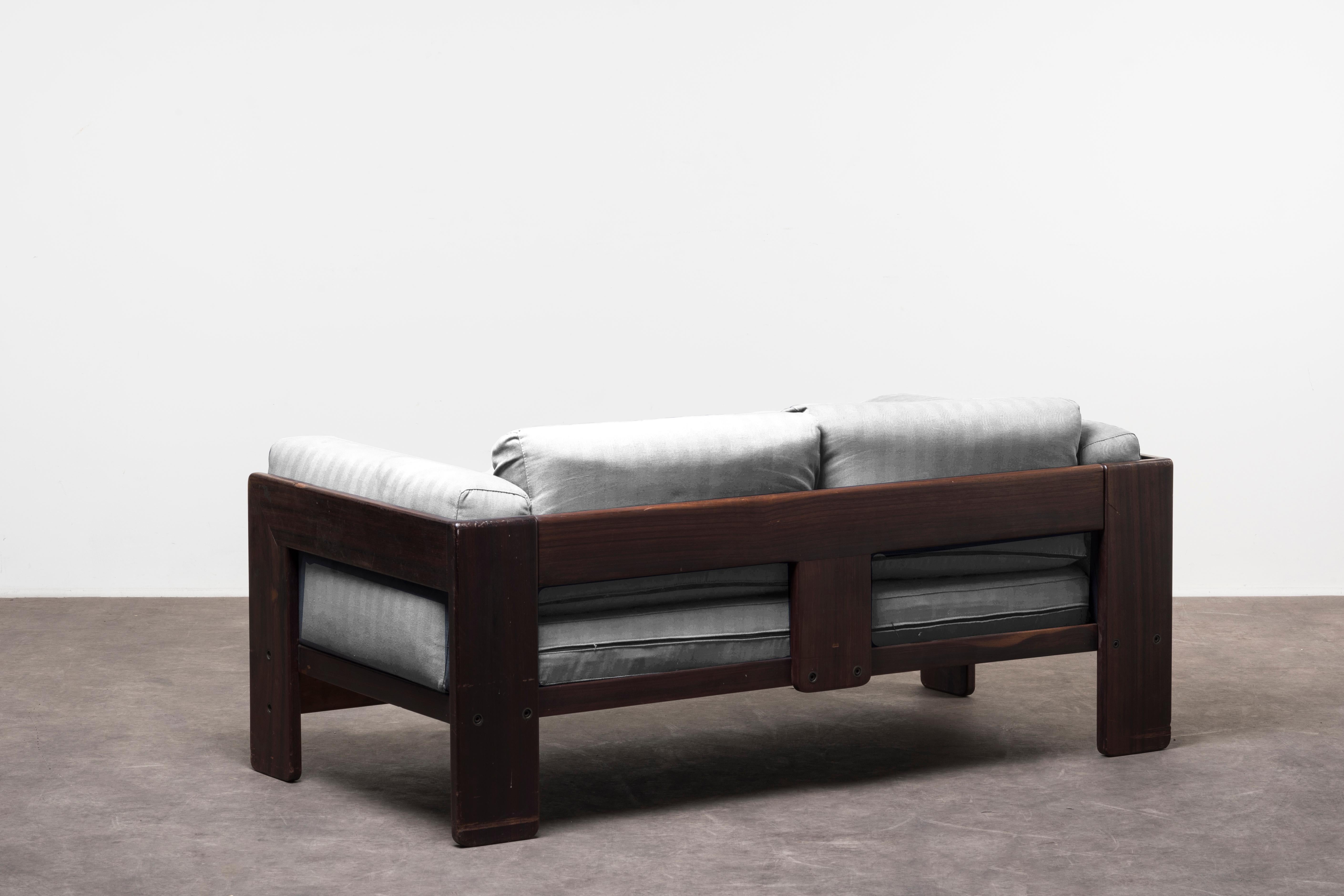 Italian Pair of Two‐Seat Sofas Mod. Bastiano by Tobia Scarpa