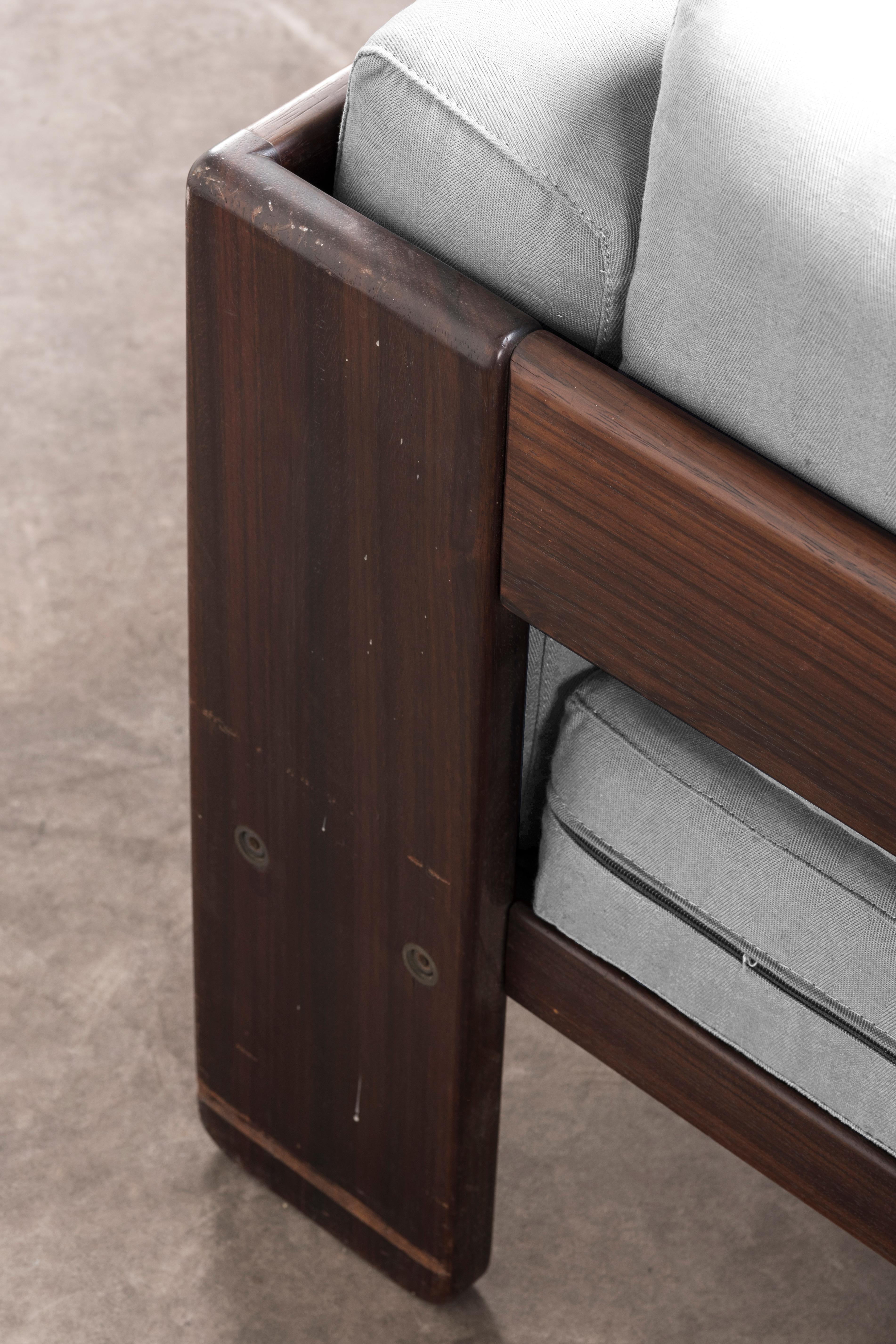 Pair of Two‐Seat Sofas Mod. Bastiano by Tobia Scarpa 1