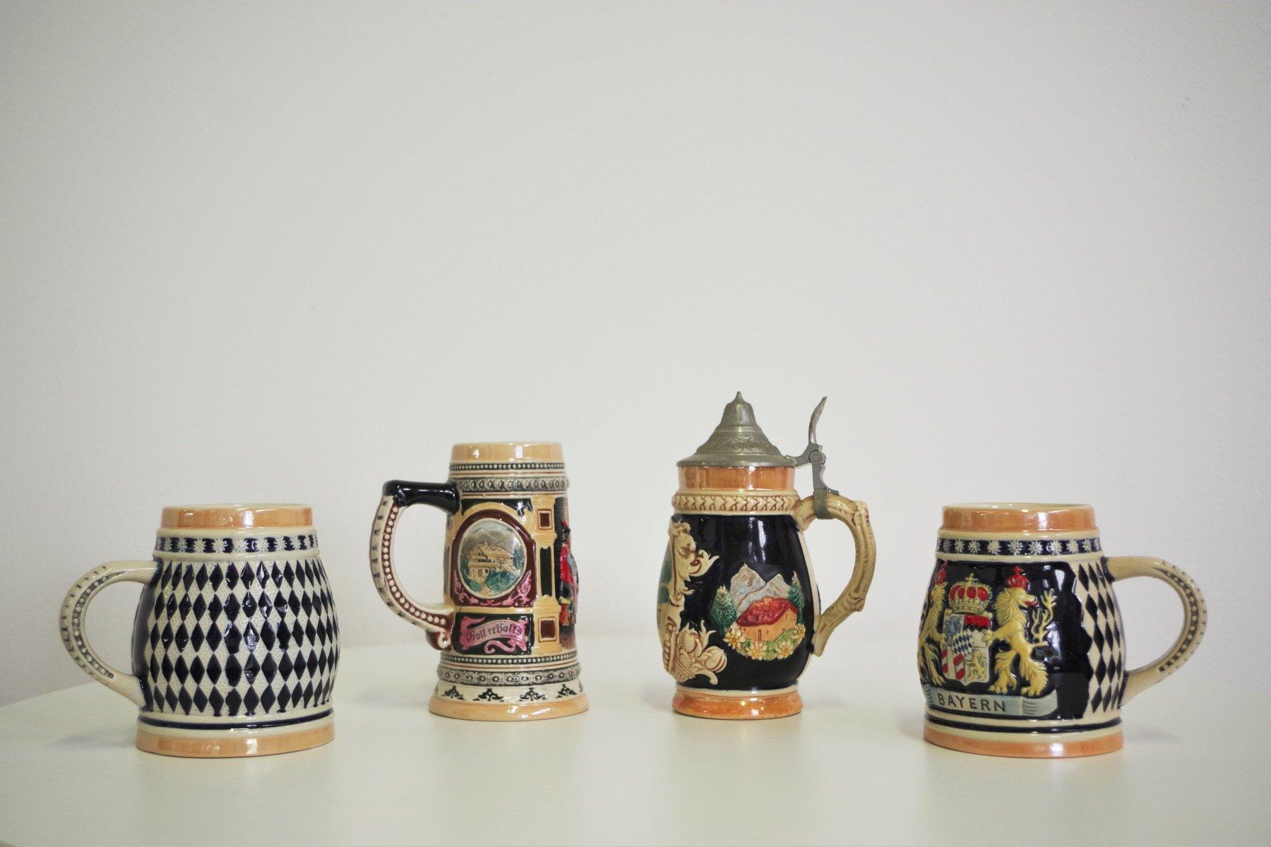 Paire de tasses en porcelaine du Tyrol - 1980 Vintage en vente 4