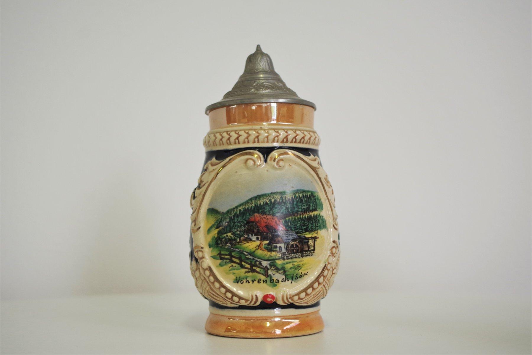 Paire de tasses en porcelaine du Tyrol - 1980 Vintage Bon état - En vente à Manzano, IT