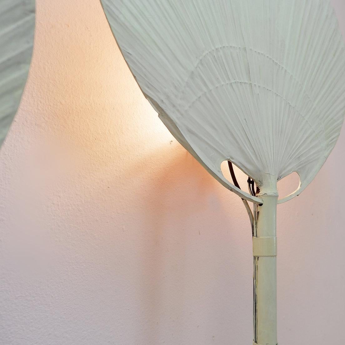 Coppia di lampade da parete Uchiwa III di Ingo Maurer per M Design, anni '70 in vendita 3