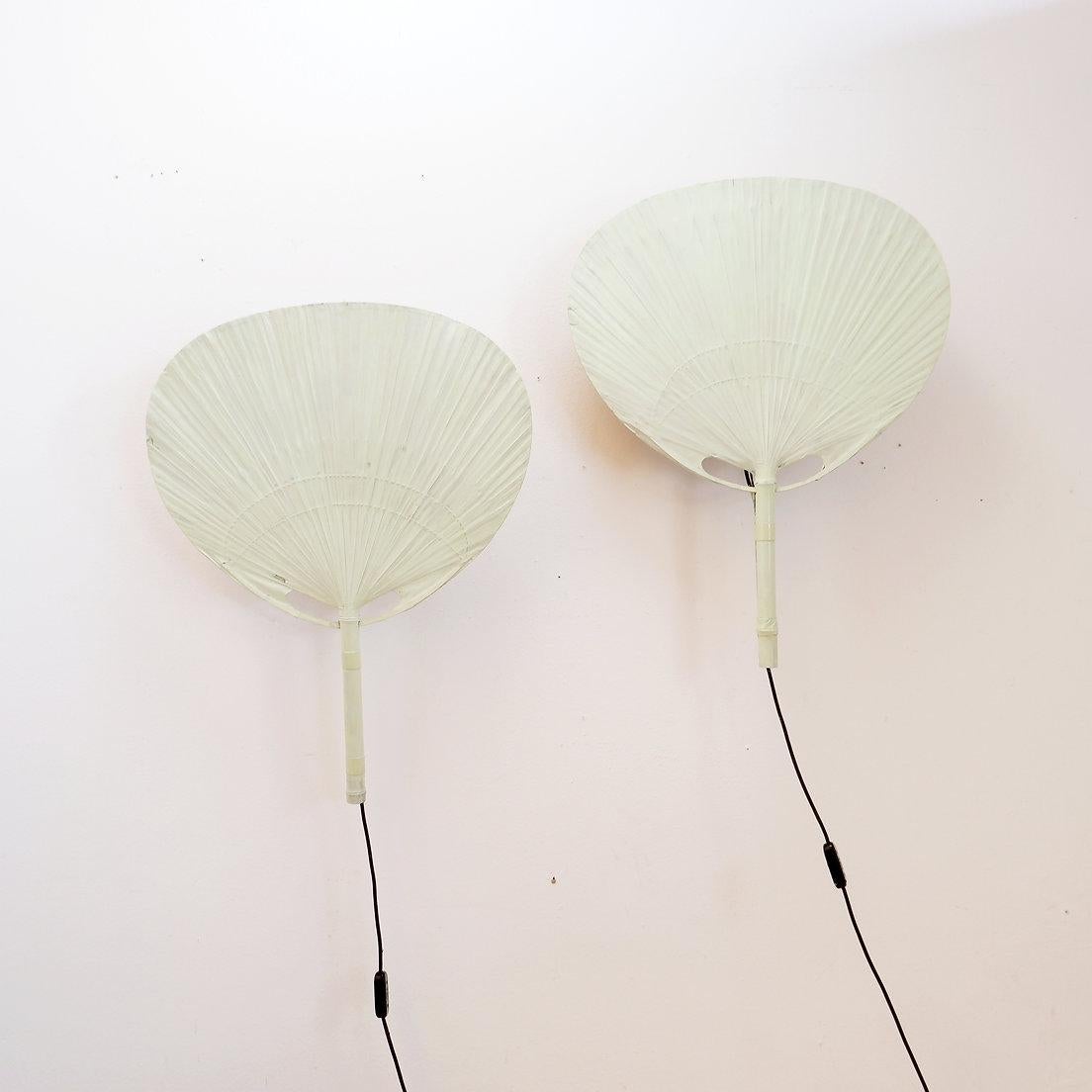 Coppia di lampade da parete Uchiwa III di Ingo Maurer per M Design, anni '70
Lampada da parete - Applique - Anni '70
Coppia di lampade da parete 