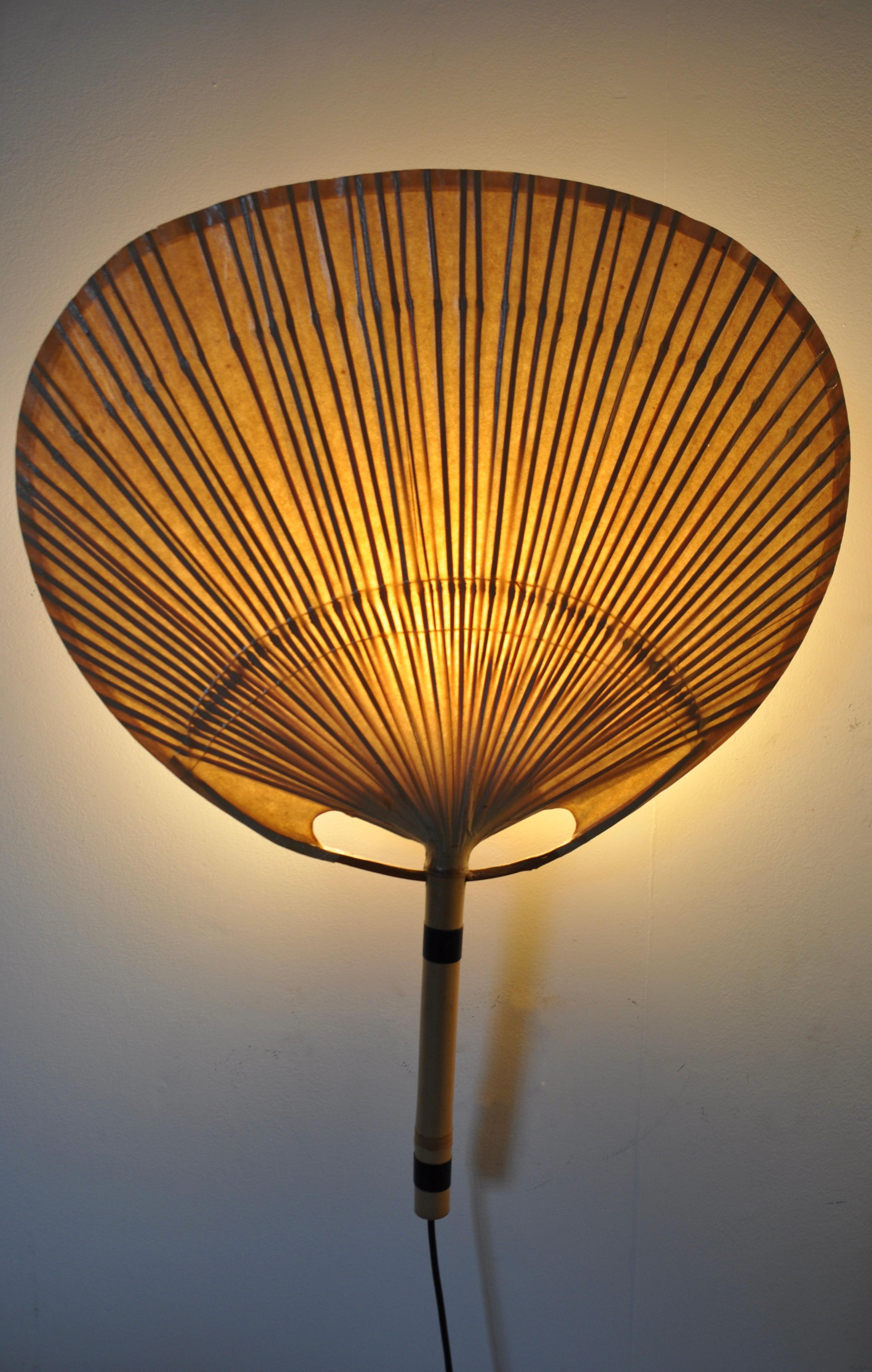 Pair of Uchiwa Wall Lamps by Ingo Maurer for M Design, 1970s 4