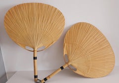 Pair of Uchiwa Wall Sconces by Ingo Maurer, Germany, 1973