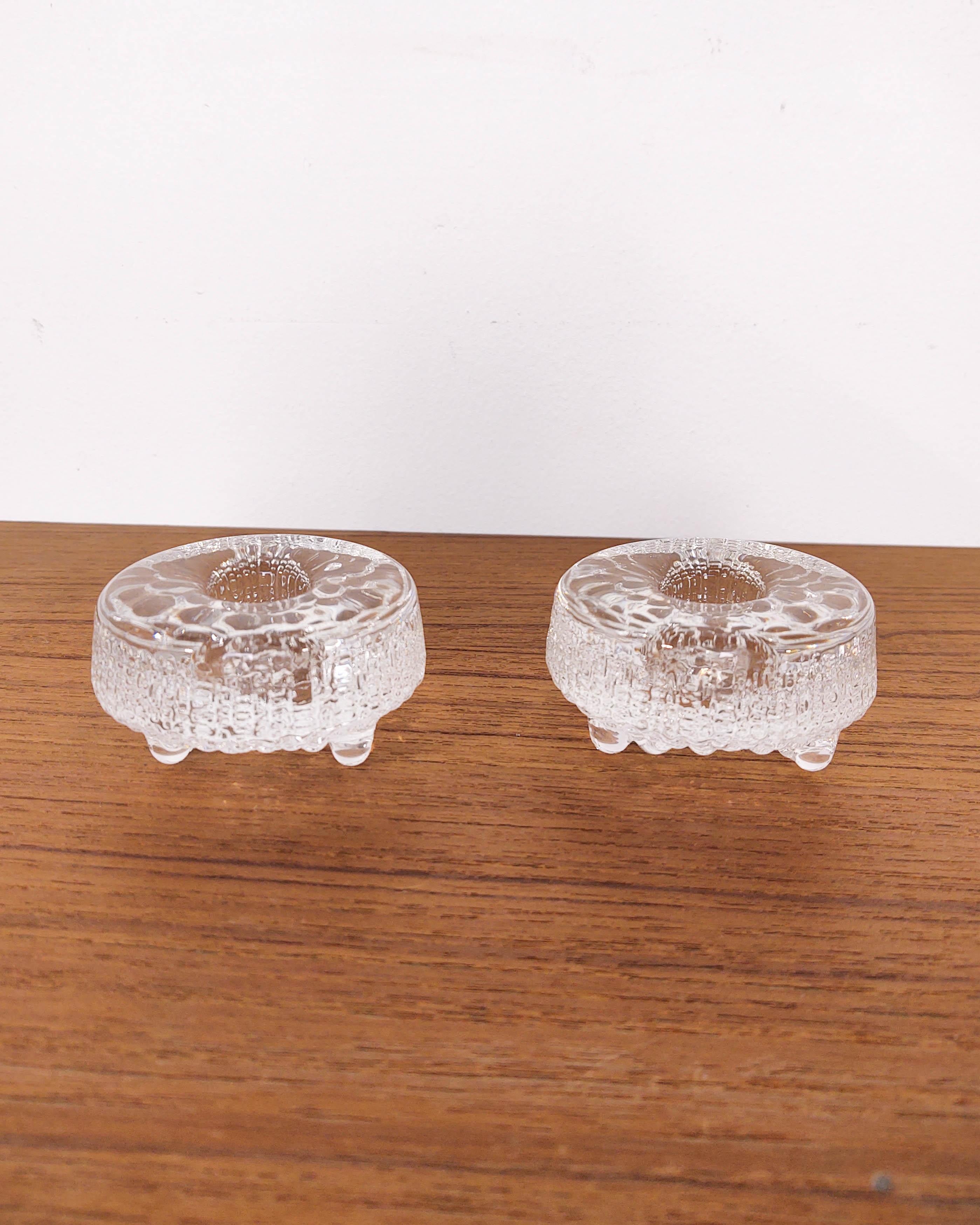 Finnish Pair of Ultima Thule Candle Holders by Tapio Wirkkala for Iittala, Finland