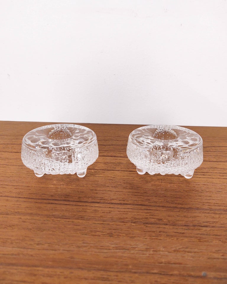 Finnish Pair of Ultima Thule Candle Holders by Tapio Wirkkala for Iittala, Finland For Sale