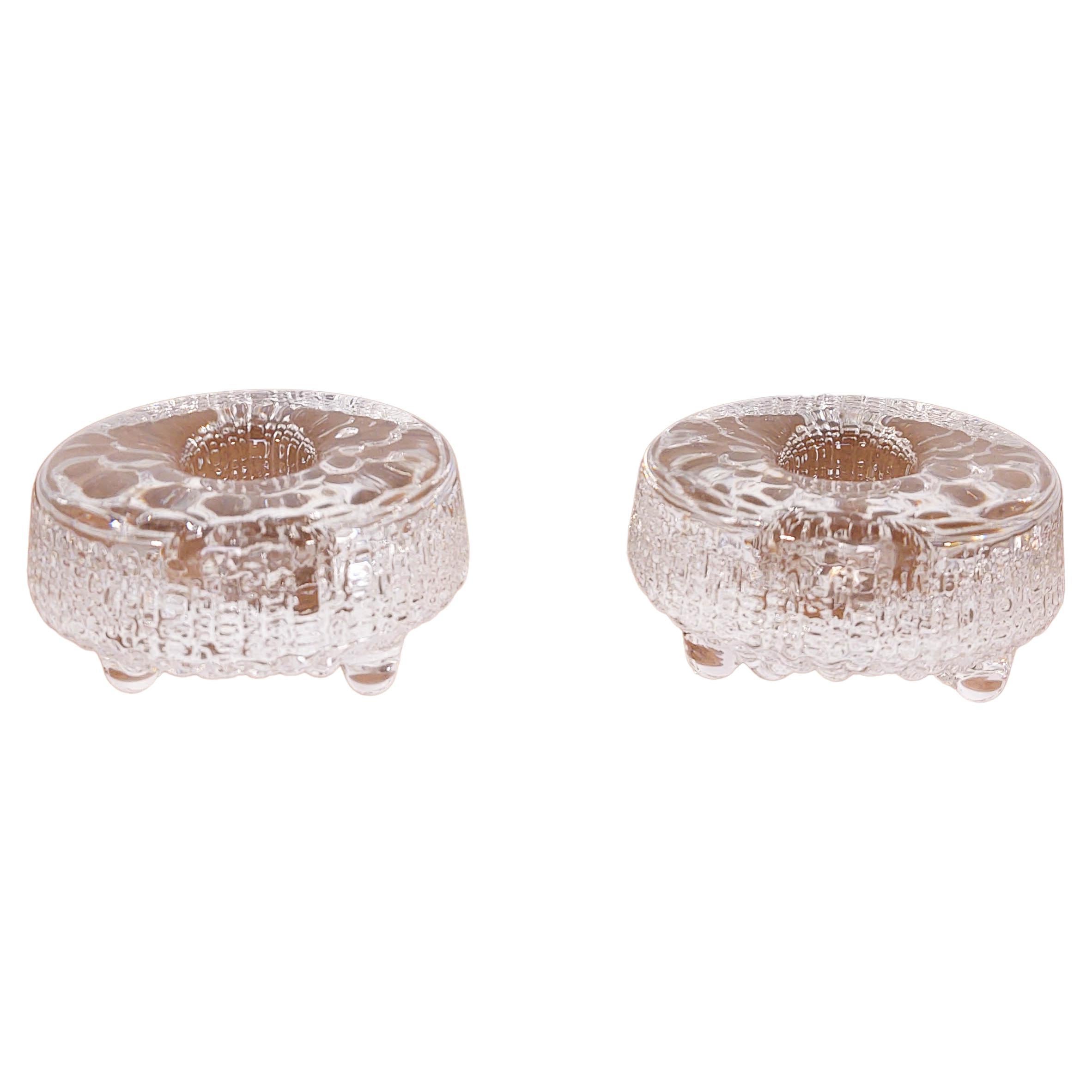 Pair of Ultima Thule Candle Holders by Tapio Wirkkala for Iittala, Finland