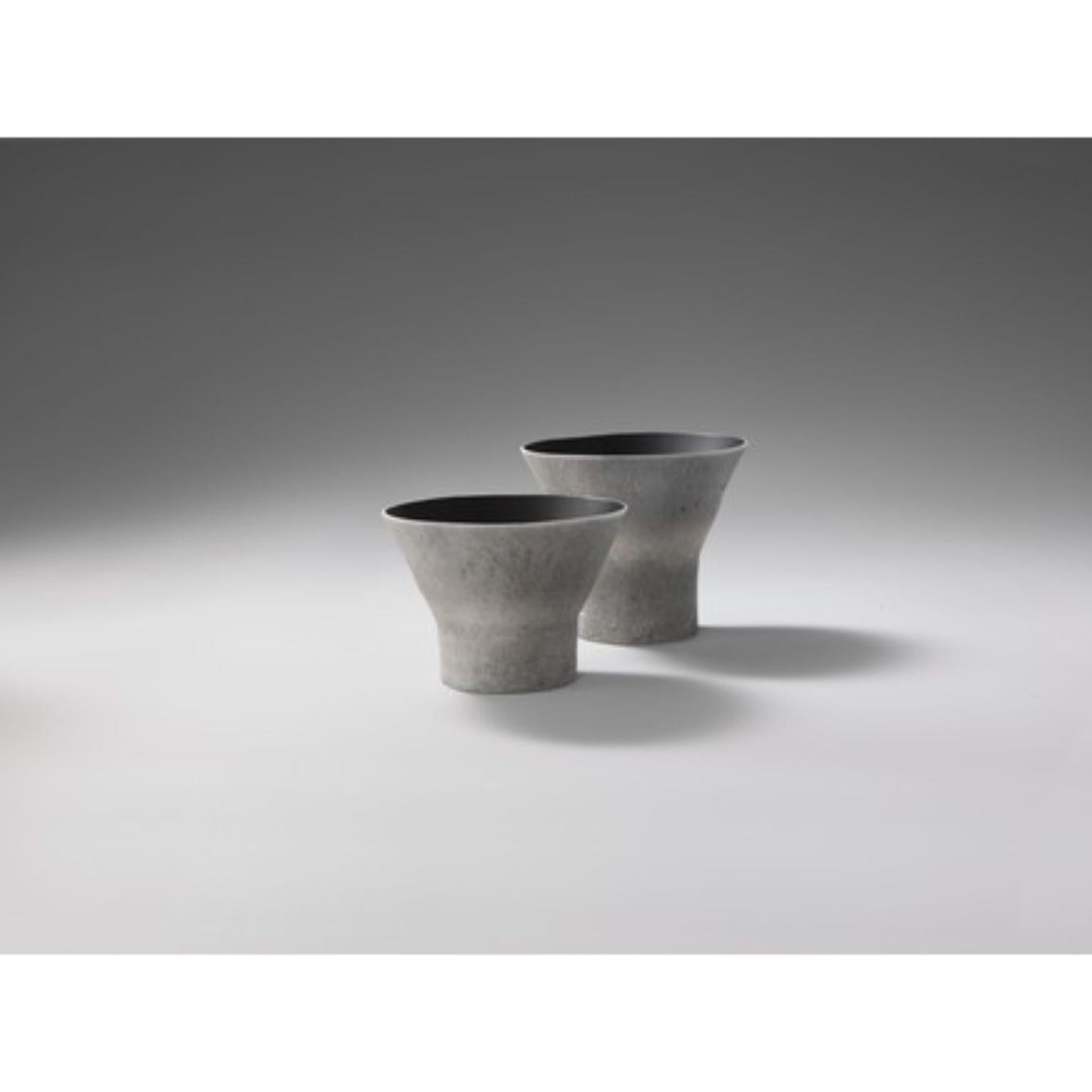 Italian Pair of Unda Vase by Imperfettolab For Sale