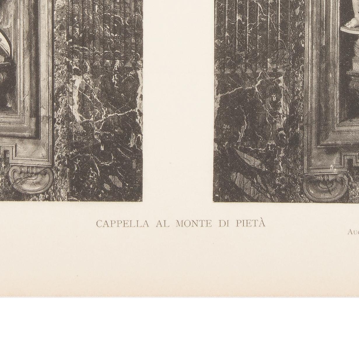 Pair of Unframed Architectural Prints, Italy, Early 1900s 1