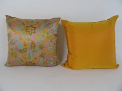 Pair of Ungaro Couture Silk Pillows