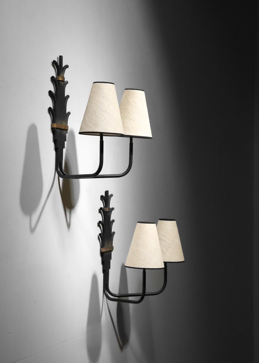 Pair of unidentified sconces from the 50's - E182 3