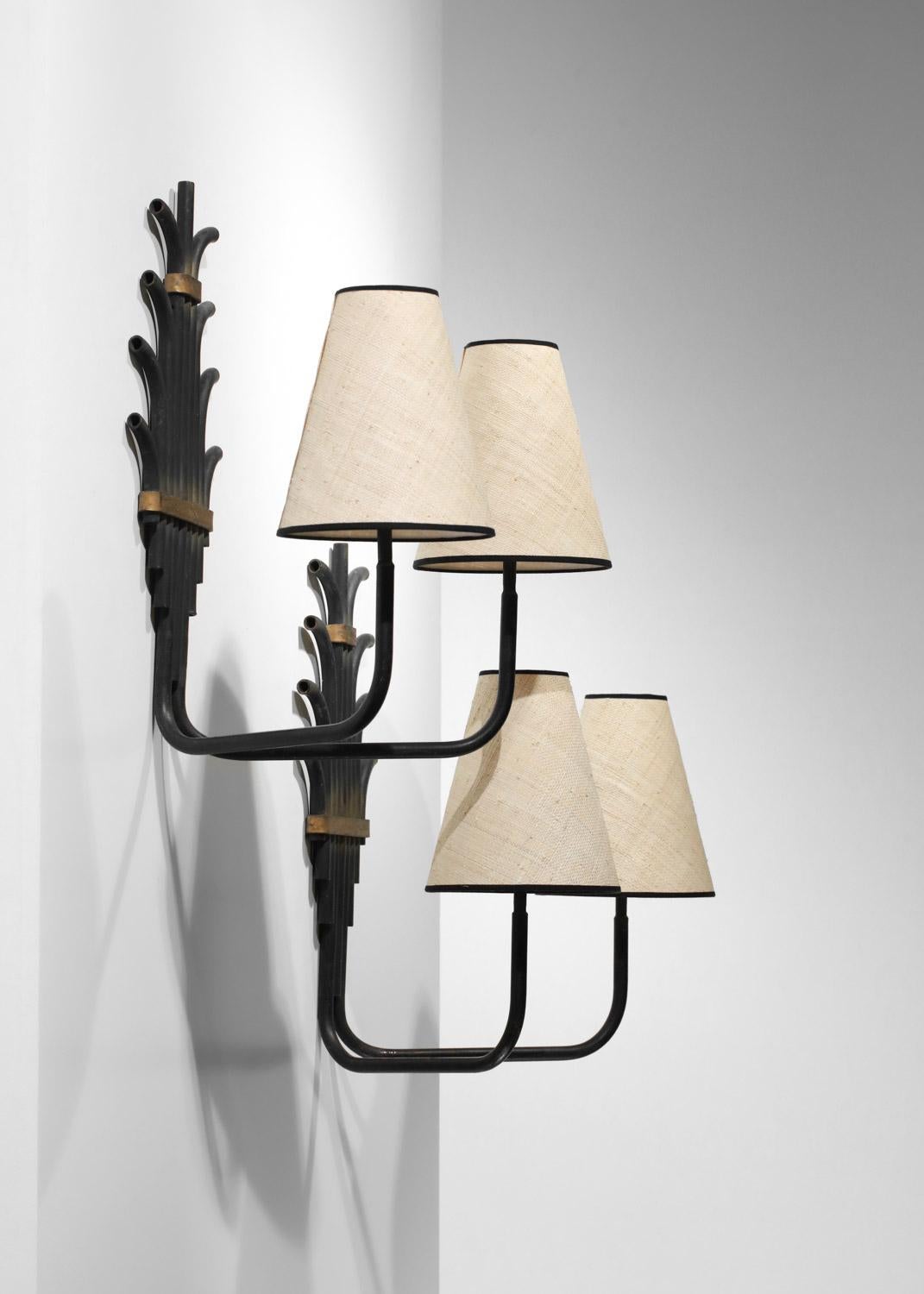 Pair of unidentified sconces from the 50's - E182 5