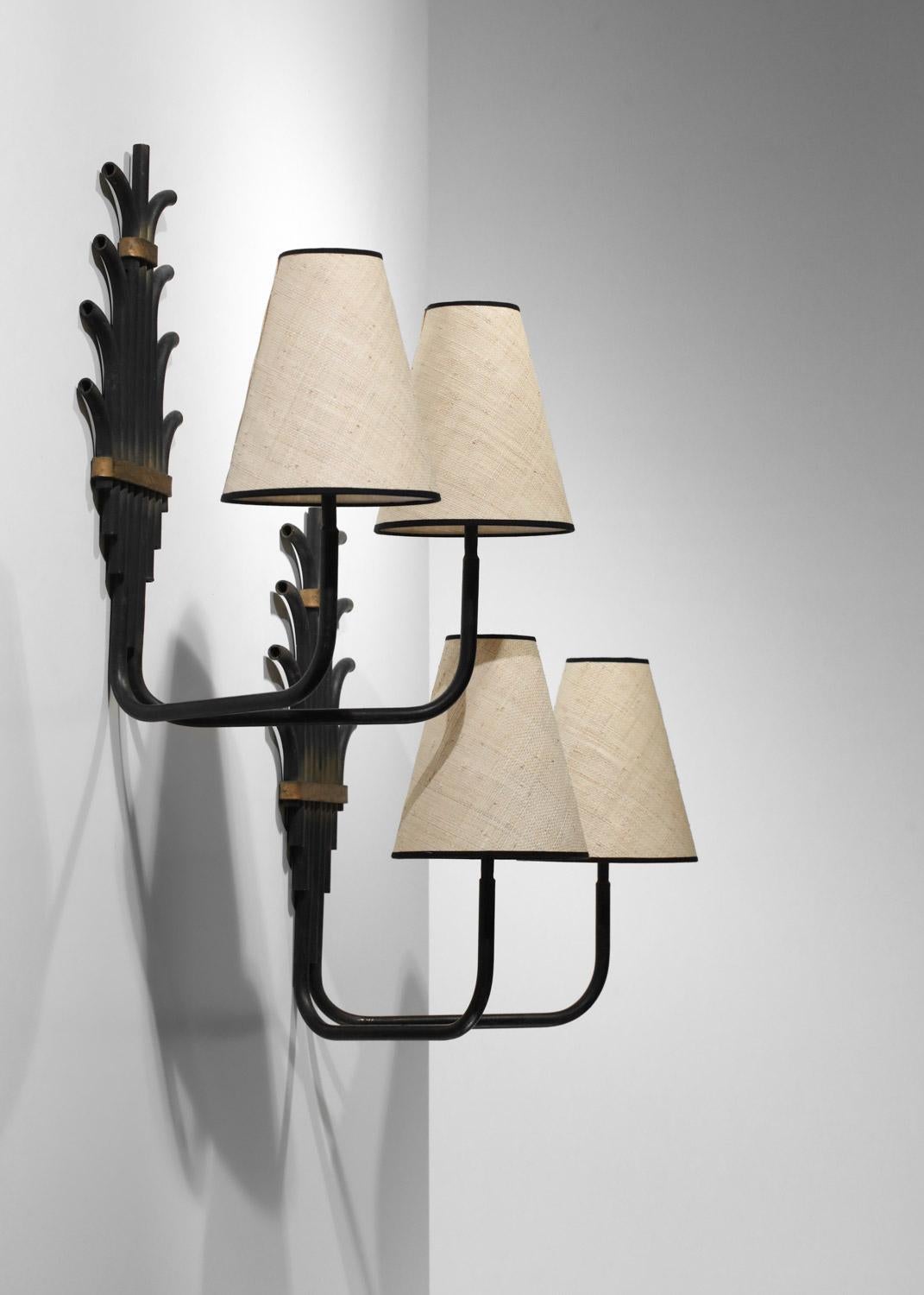 Pair of unidentified sconces from the 50's - E182 6