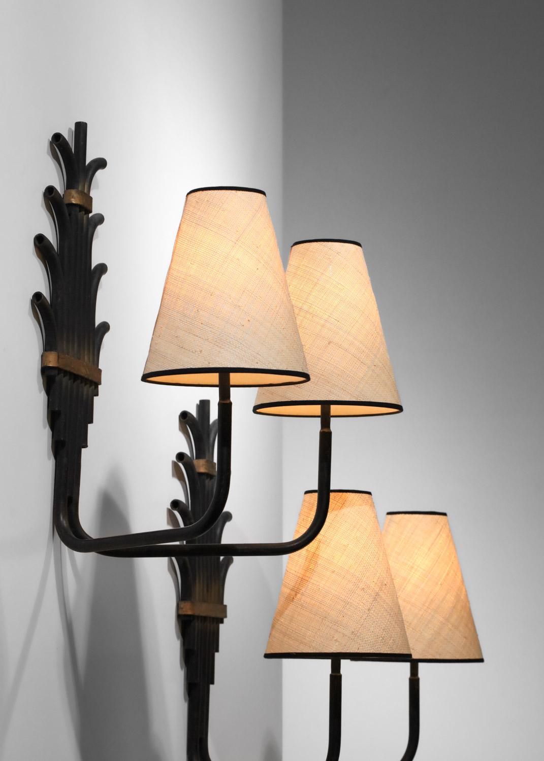 Mid-20th Century Pair of unidentified sconces from the 50's - E182