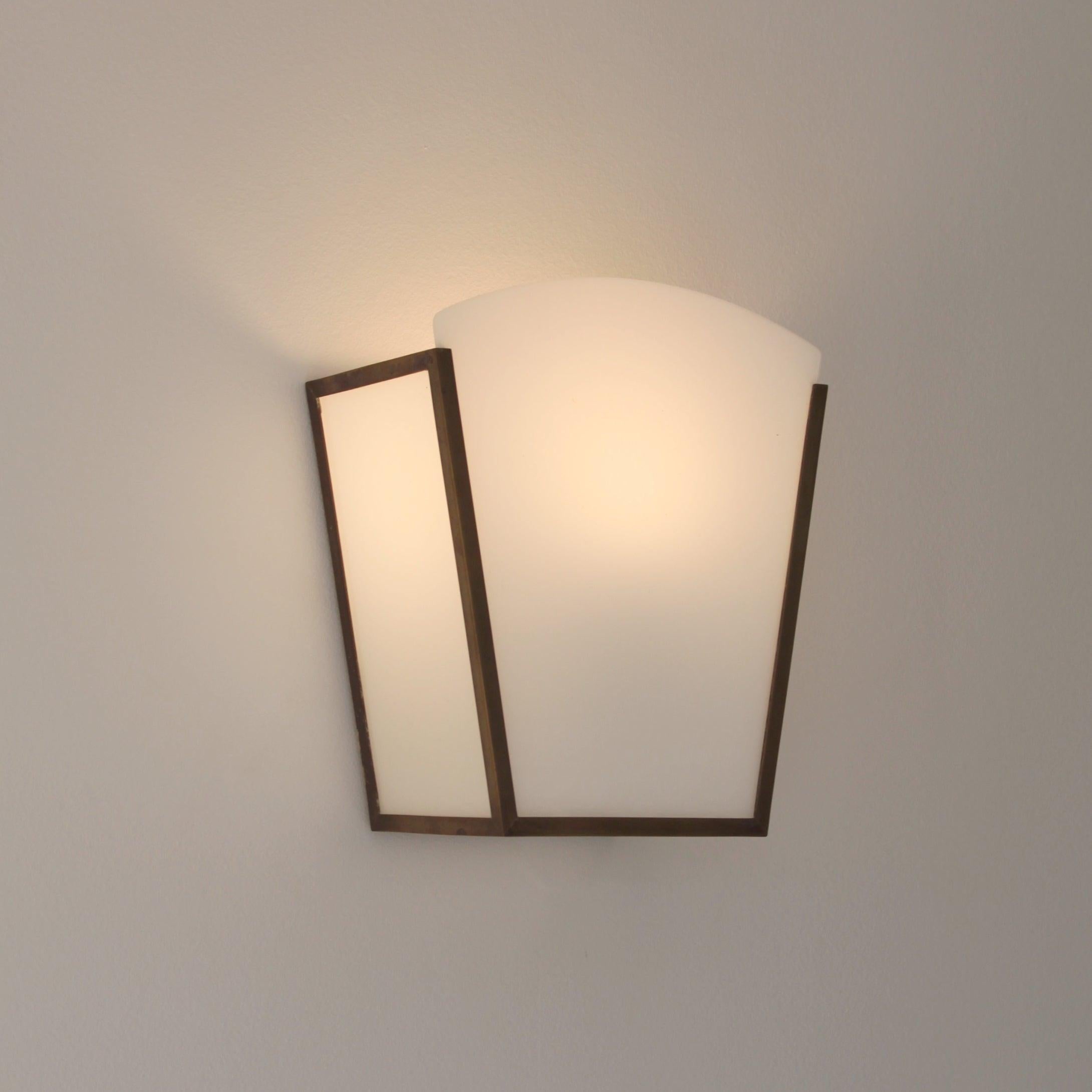 Danish Pair of Unika Wall Lamps by Tyge Hvass For Sale