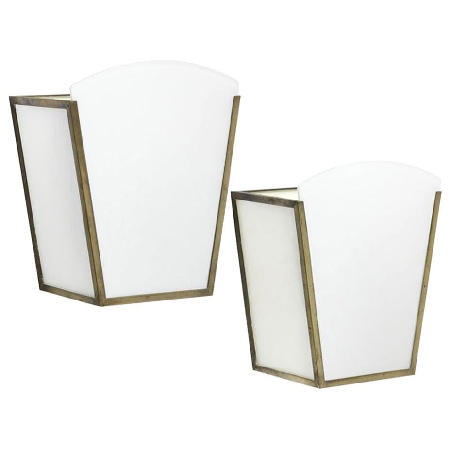Pair of Unika Wall Lamps by Tyge Hvass For Sale