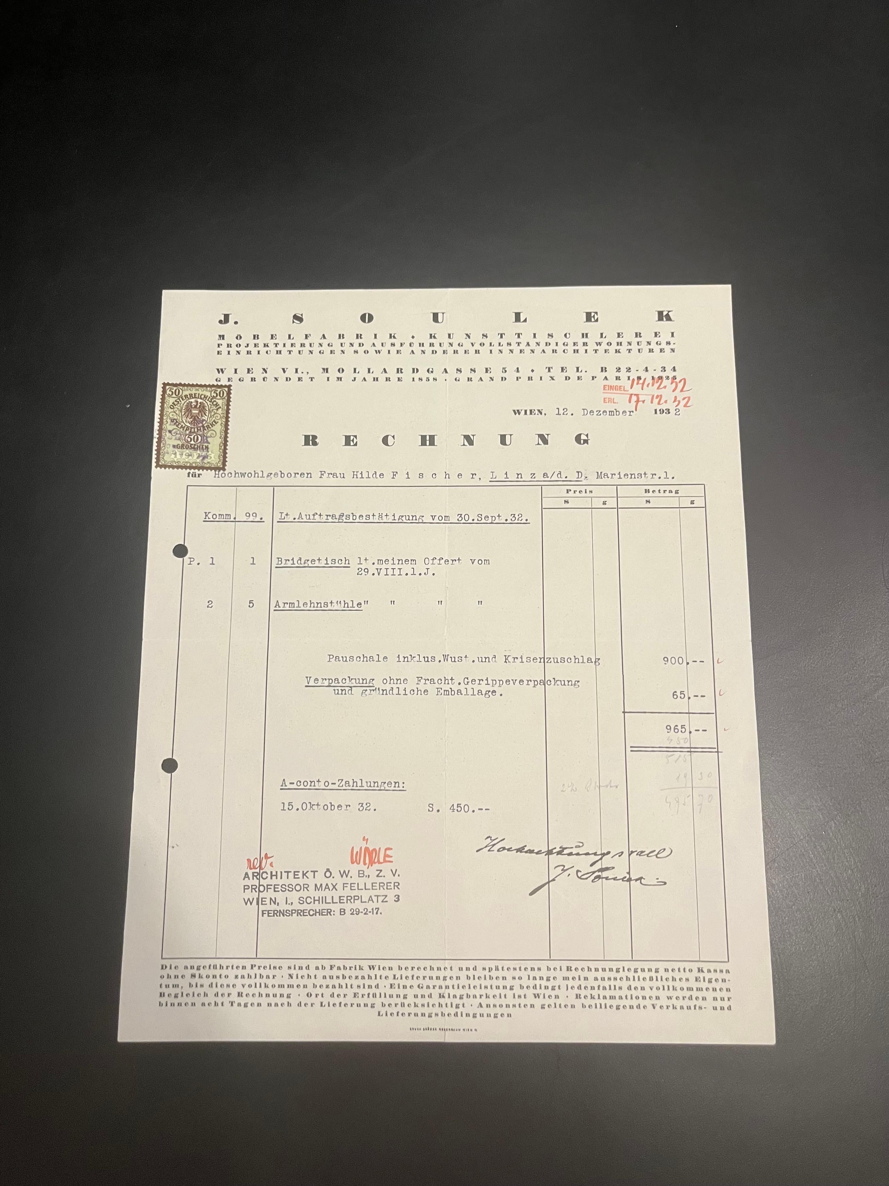 Coppia di poltrone uniche di Max Fellerer in vendita 12