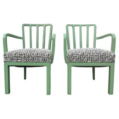 Pair of Unique Arm Chairs by Max Fellerer