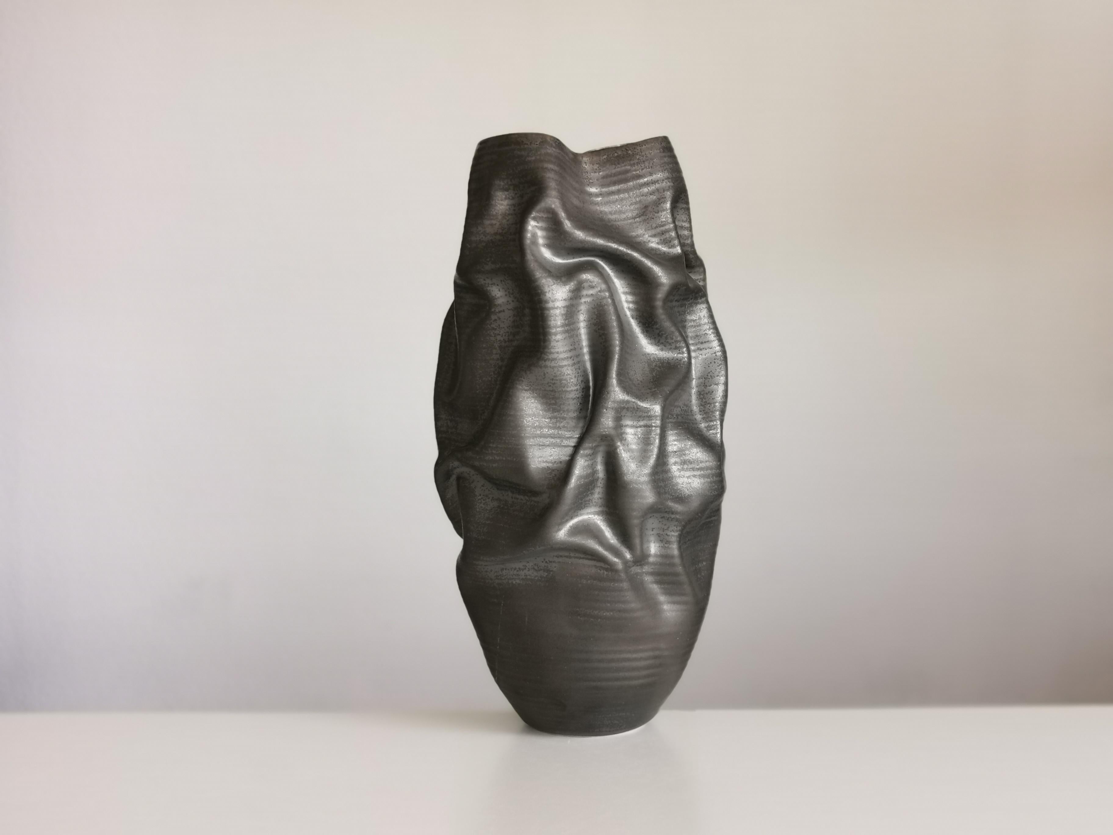 Pair of Unique Ceramic Sculptures Vessels 'Water Spirits' Objet d'Art 2