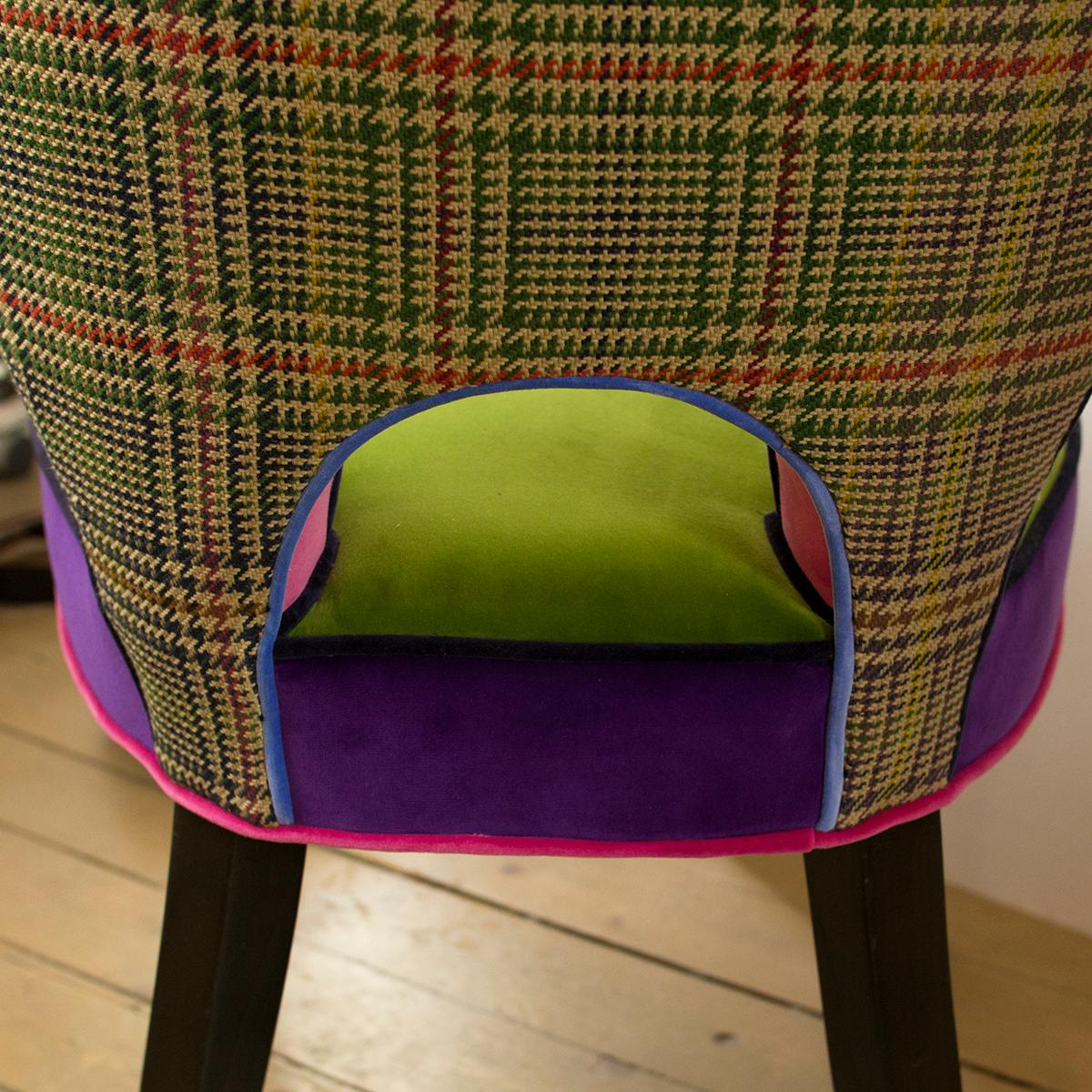colorful wingback chairs