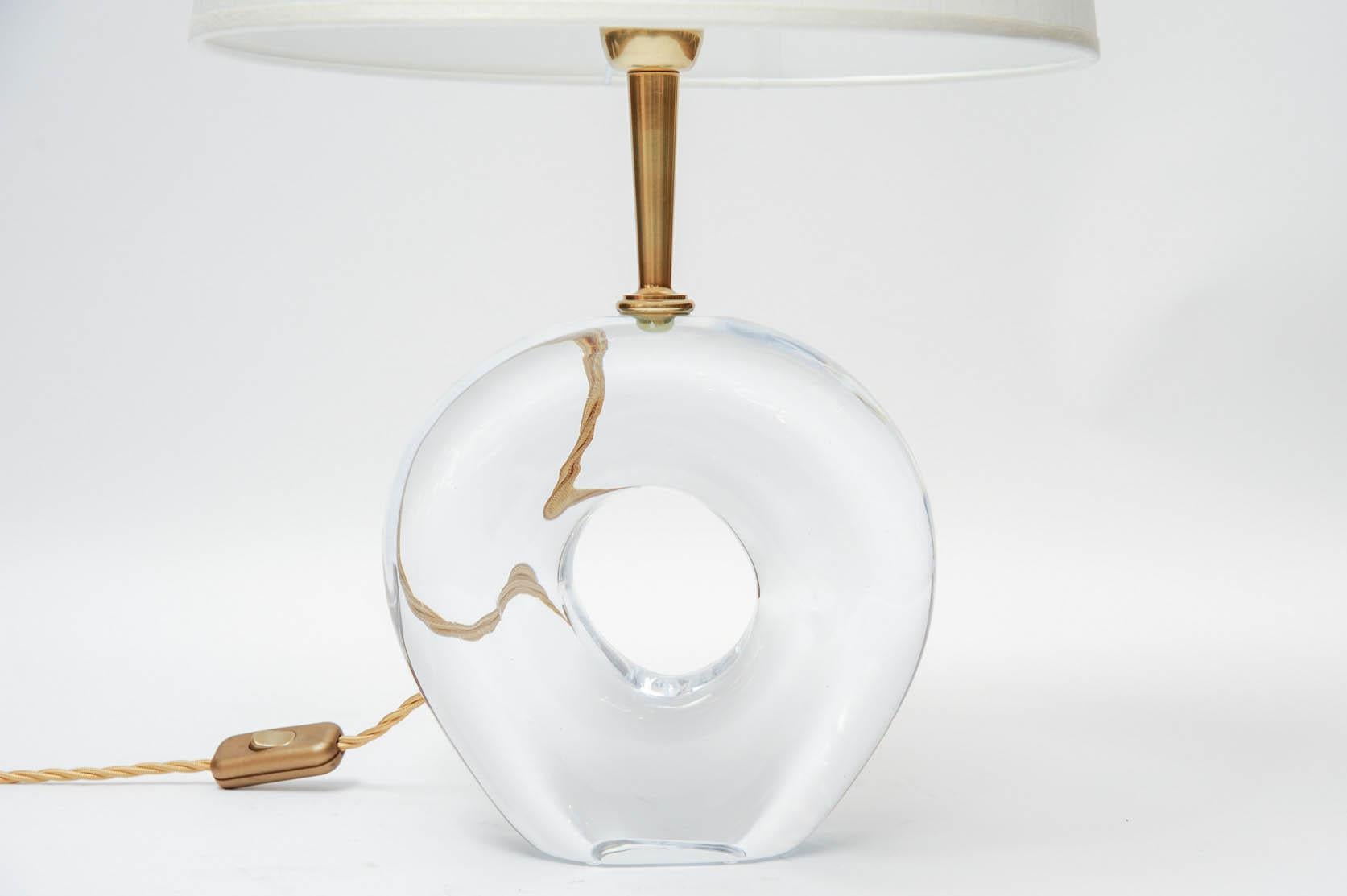 Modern Pair of Unique Table Lamps in Murano Glass by Esperia for Glustin Luminaires