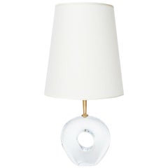 Pair of Unique Table Lamps in Murano Glass by Esperia for Glustin Luminaires