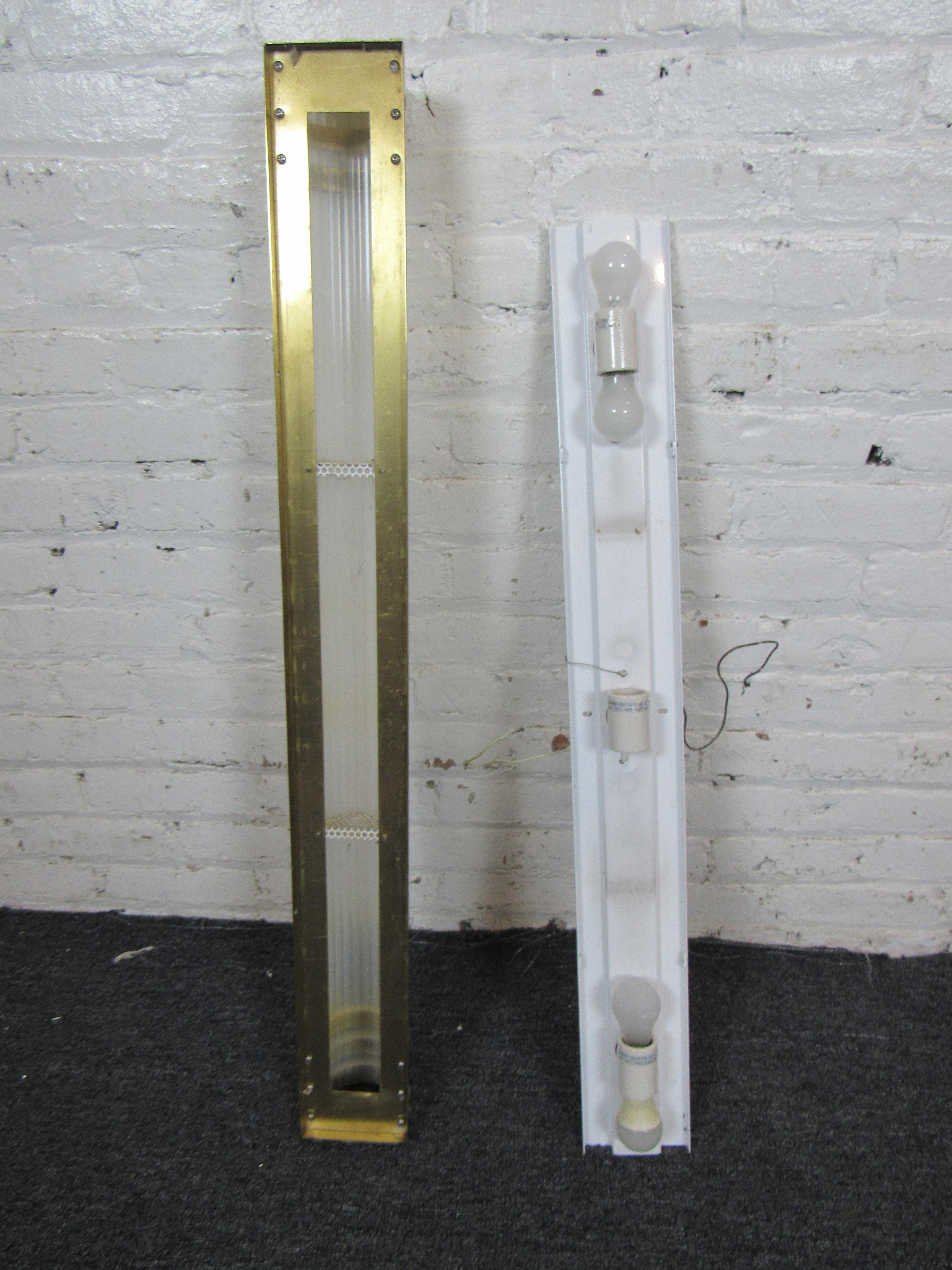 20th Century Pair of Unique Wall Sconce Lights For Sale