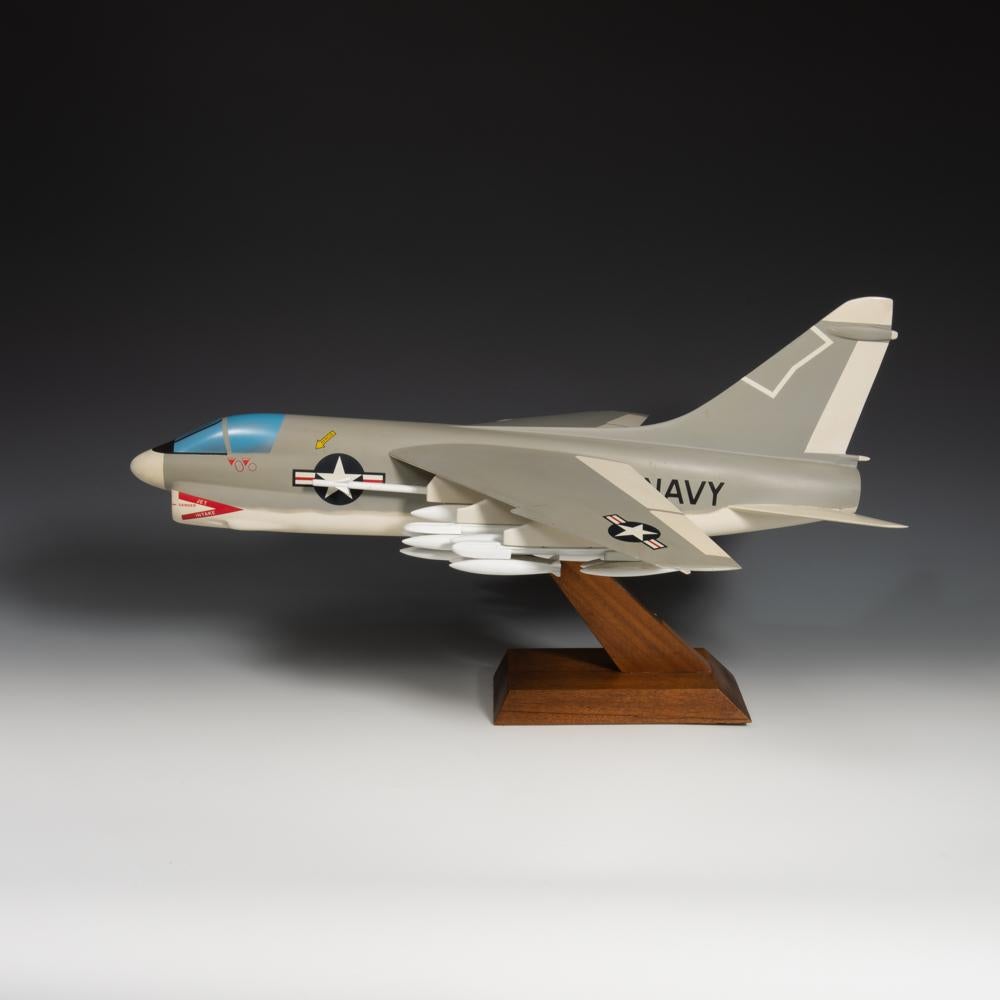 Pair of United States Military A-7 Corsairs Model Fighter Jet Airplanes For Sale 7