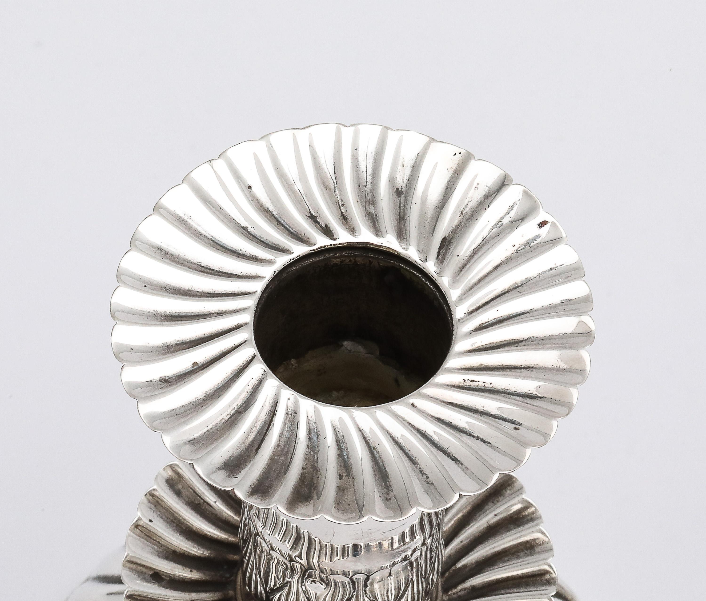 Pair of Unusual 16th Century-Style Capstan Candlesticks For Sale 5