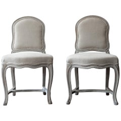 Pair of Unusual 18th Century French Louis XV Chairs