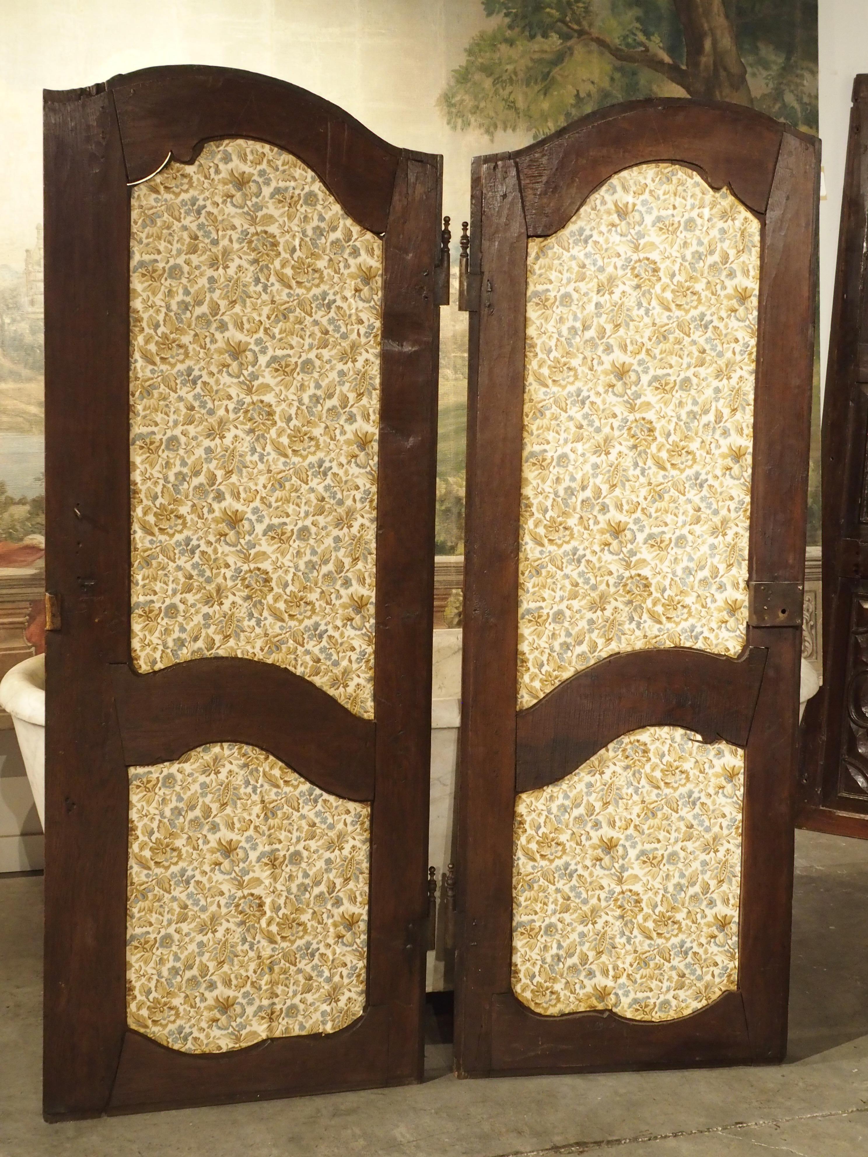 Pair of Unusual 18th Century French Oak Fleur-de-Lys Doors 3