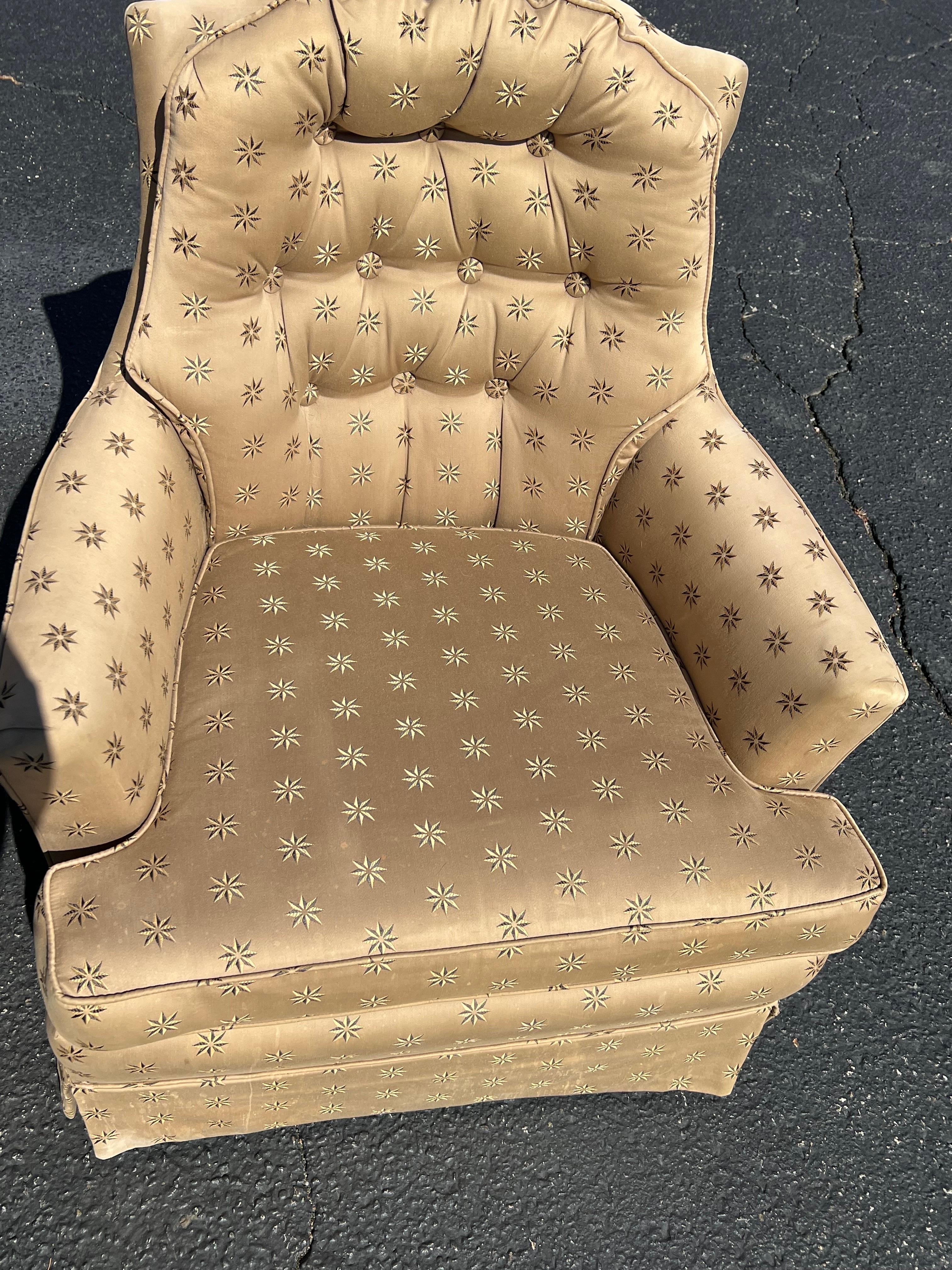 Pair of Upholstered Arm Chairs  For Sale 2