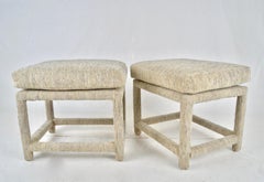 Pair of Upholstered Benches, USA, 1970s