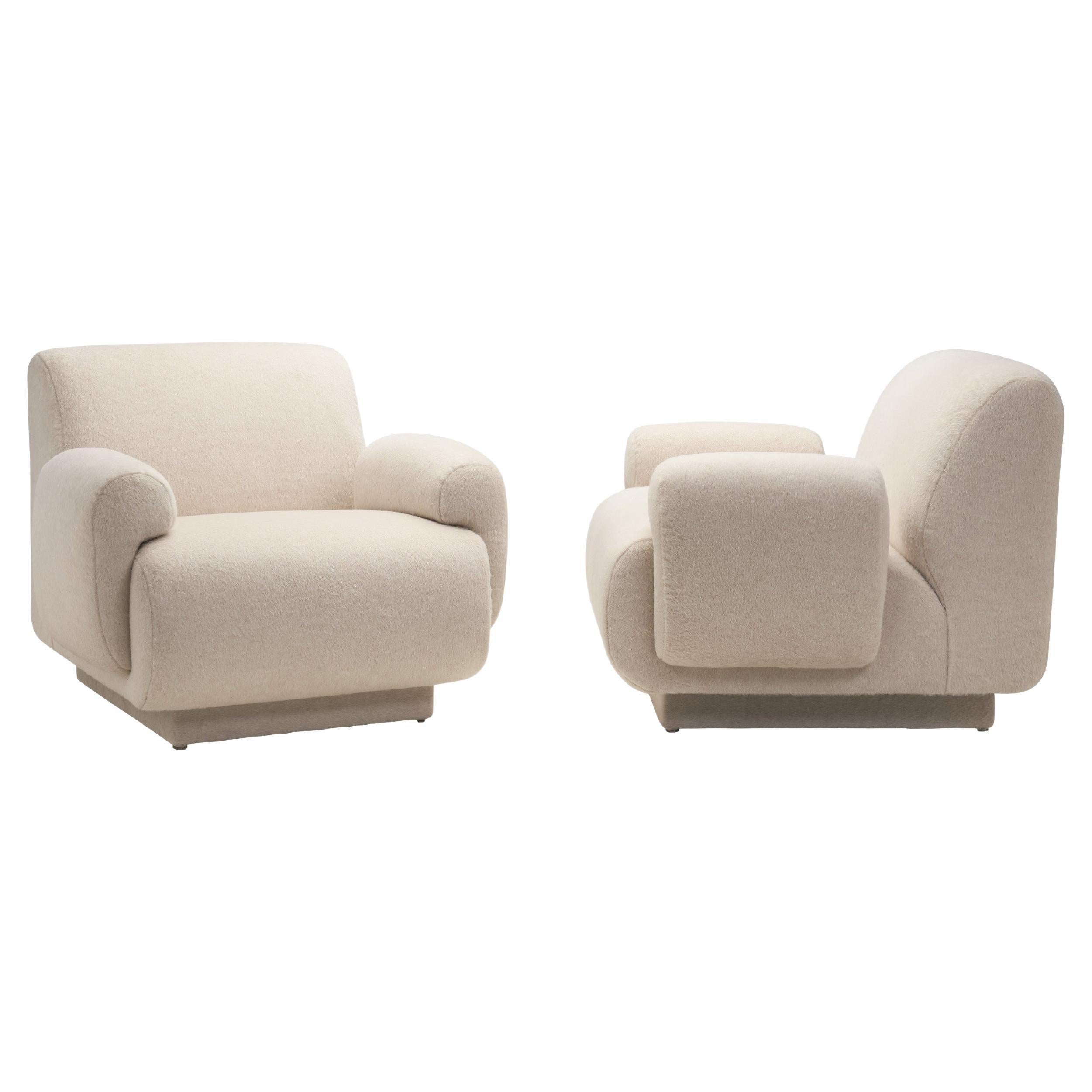 Pair of Upholstered Chairs by Eberhard Geißler, Germany 1974