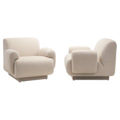 Vintage Pair of Upholstered Chairs by Eberhard Geißler, Germany 1974