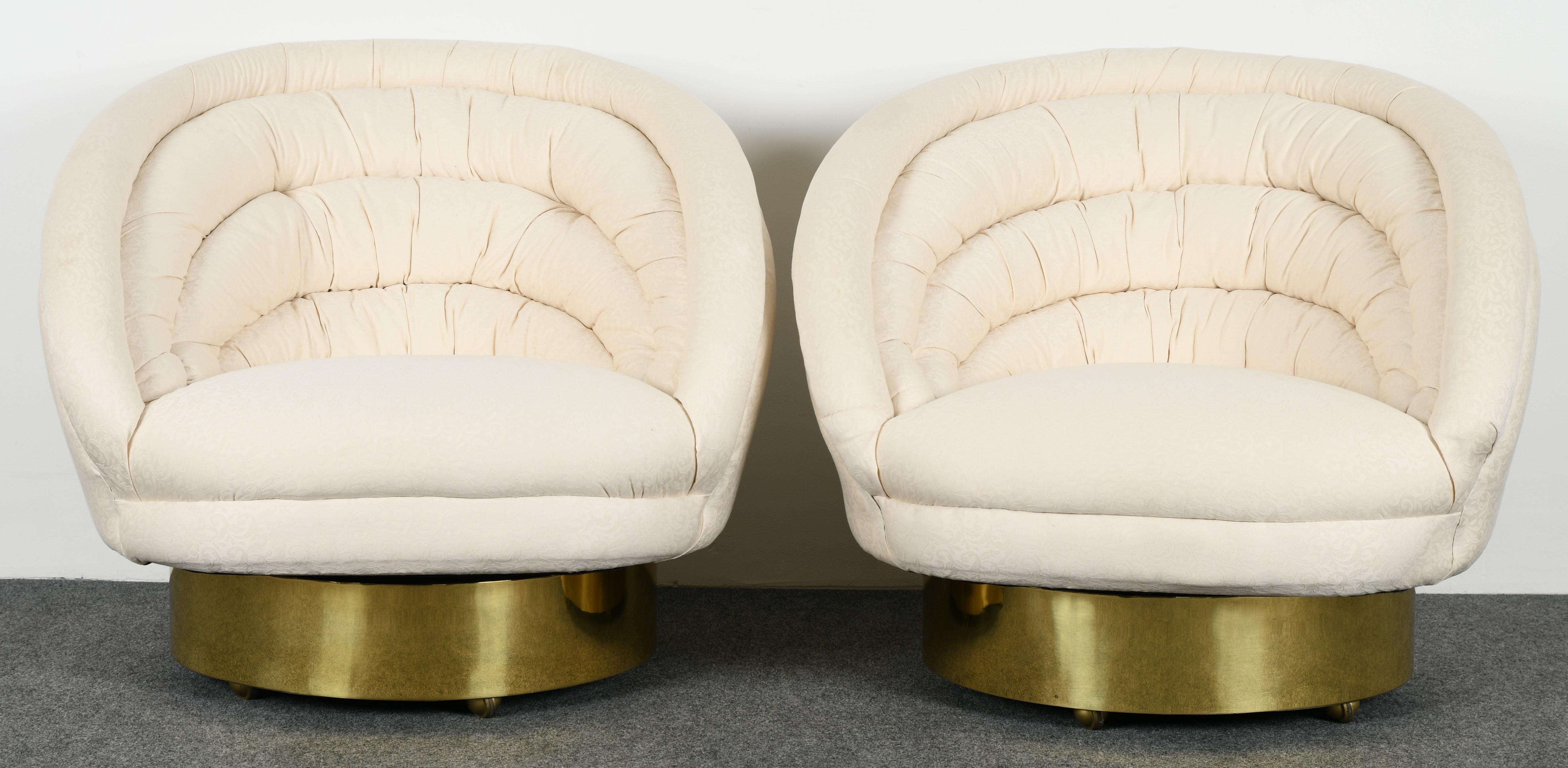 Pair of Upholstered 