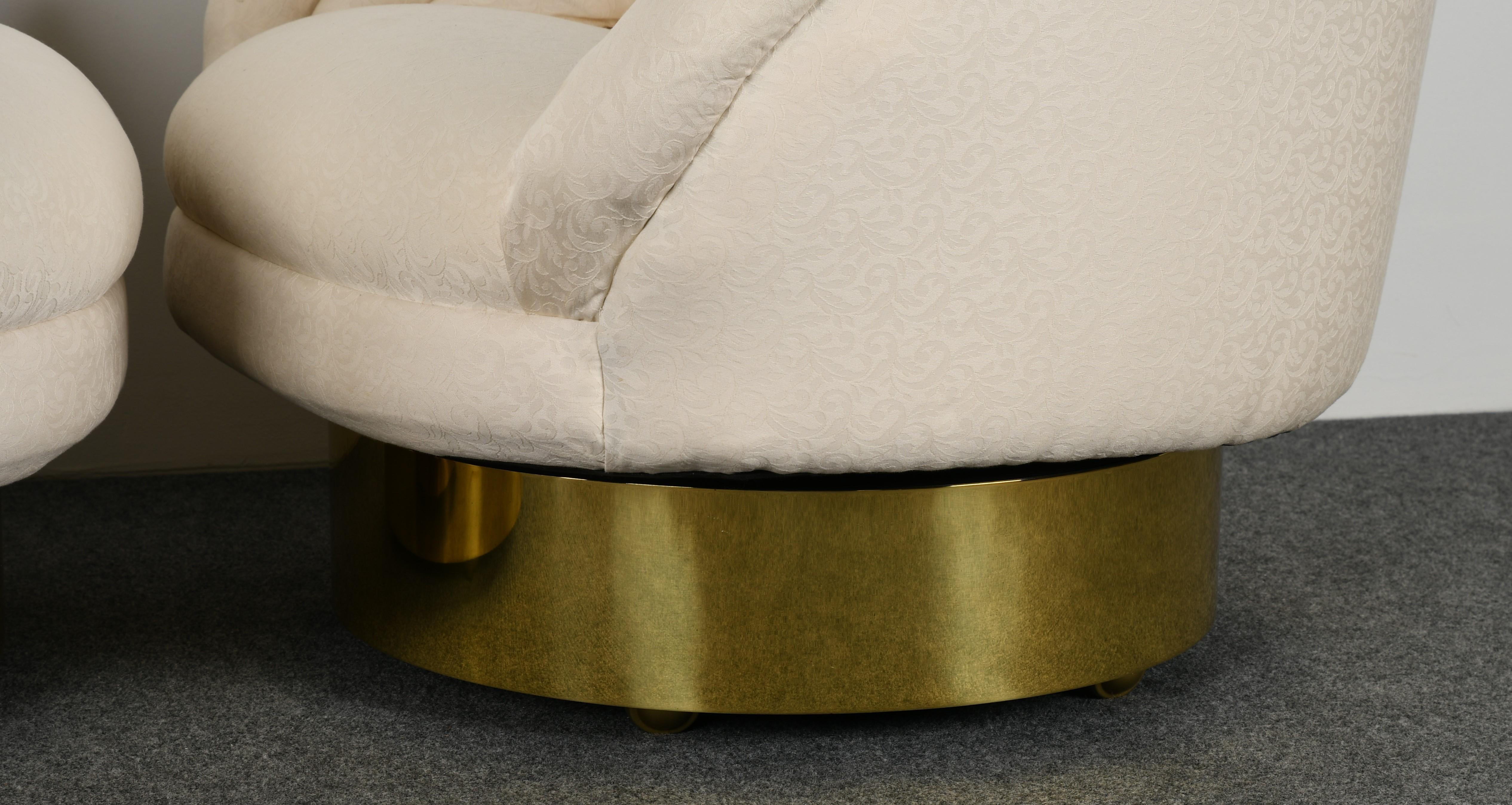 Pair of Upholstered 