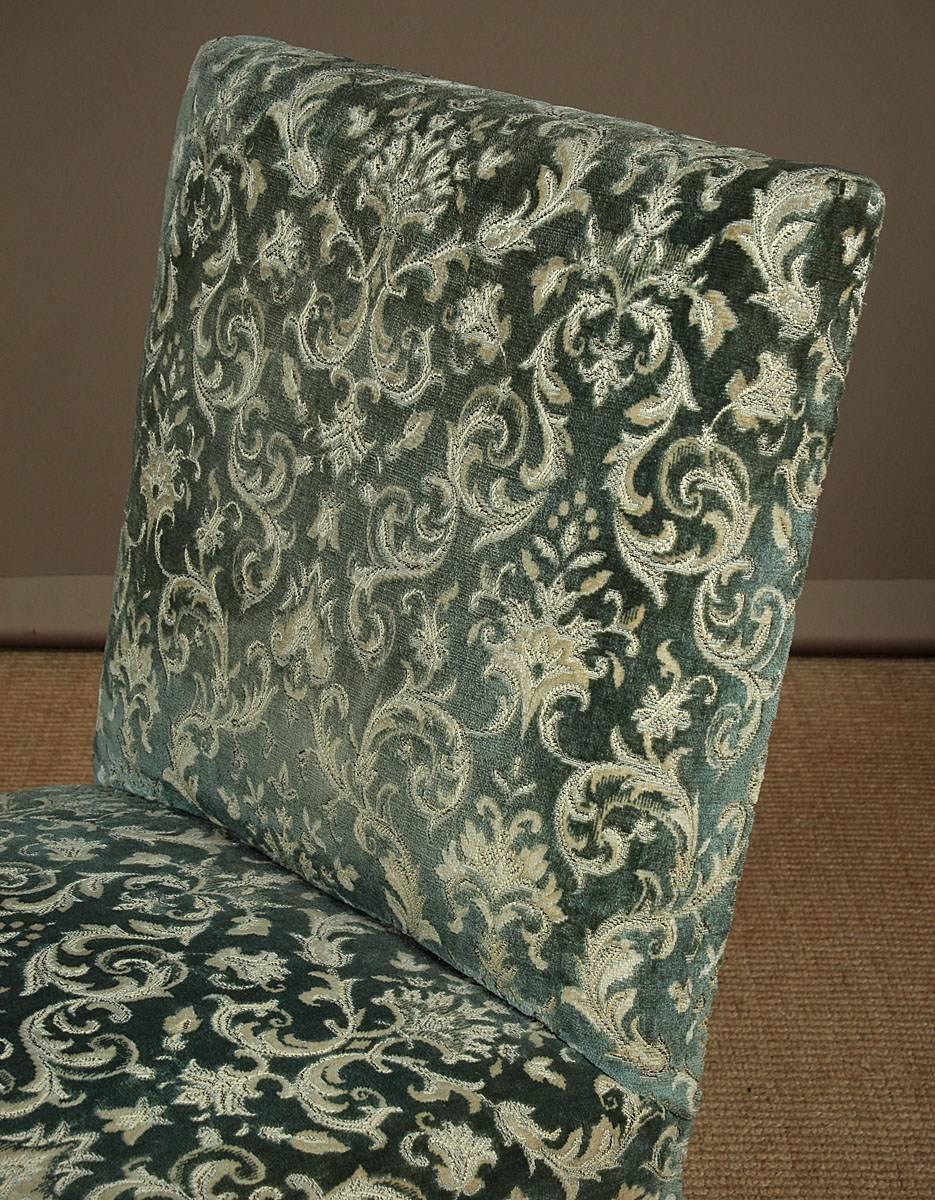 Pair of Upholstered French Side or Bedroom Chairs, circa 1890 In Excellent Condition For Sale In Heathfield, East Sussex