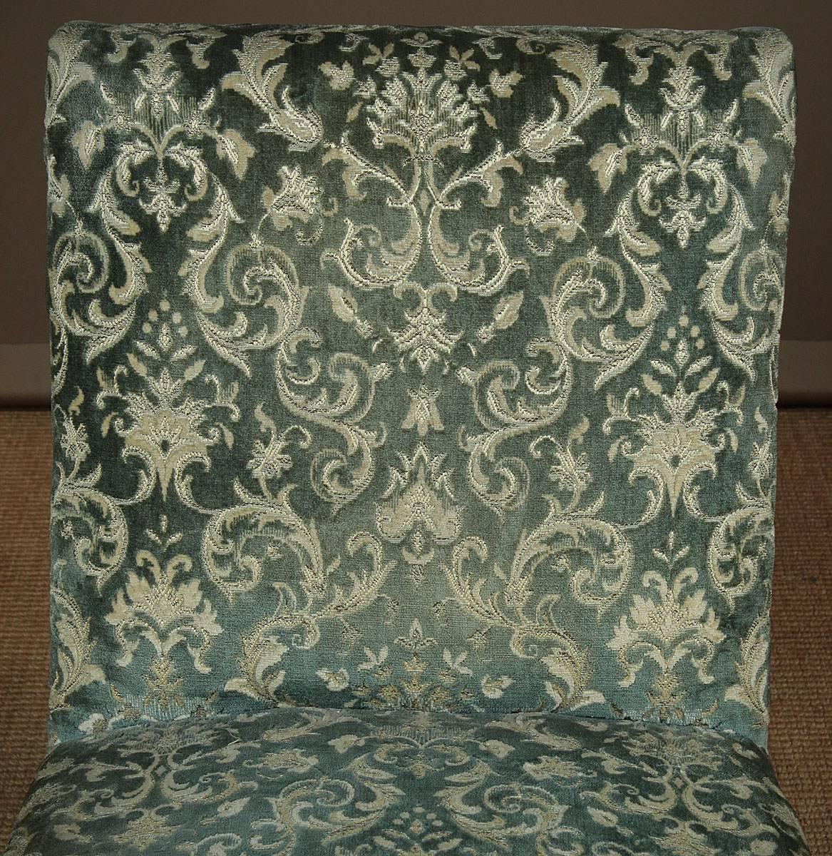 Pair of Upholstered French Side or Bedroom Chairs, circa 1890 For Sale 1