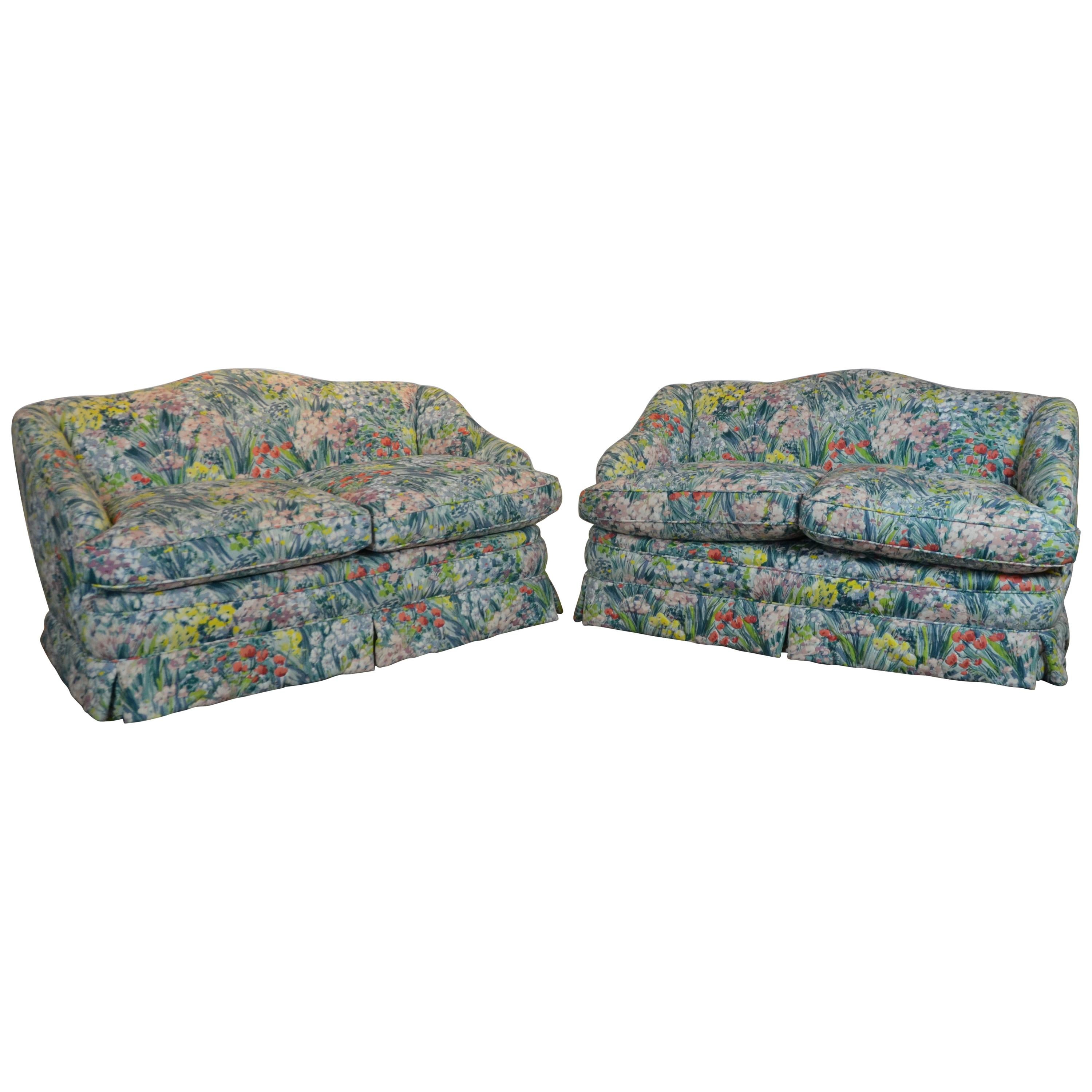 Pair of Victorian Antique Loveseats For Sale at 1stdibs
