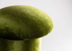 Pair of Upholstered Mushroom Stools - Medium, by Maison Gerard