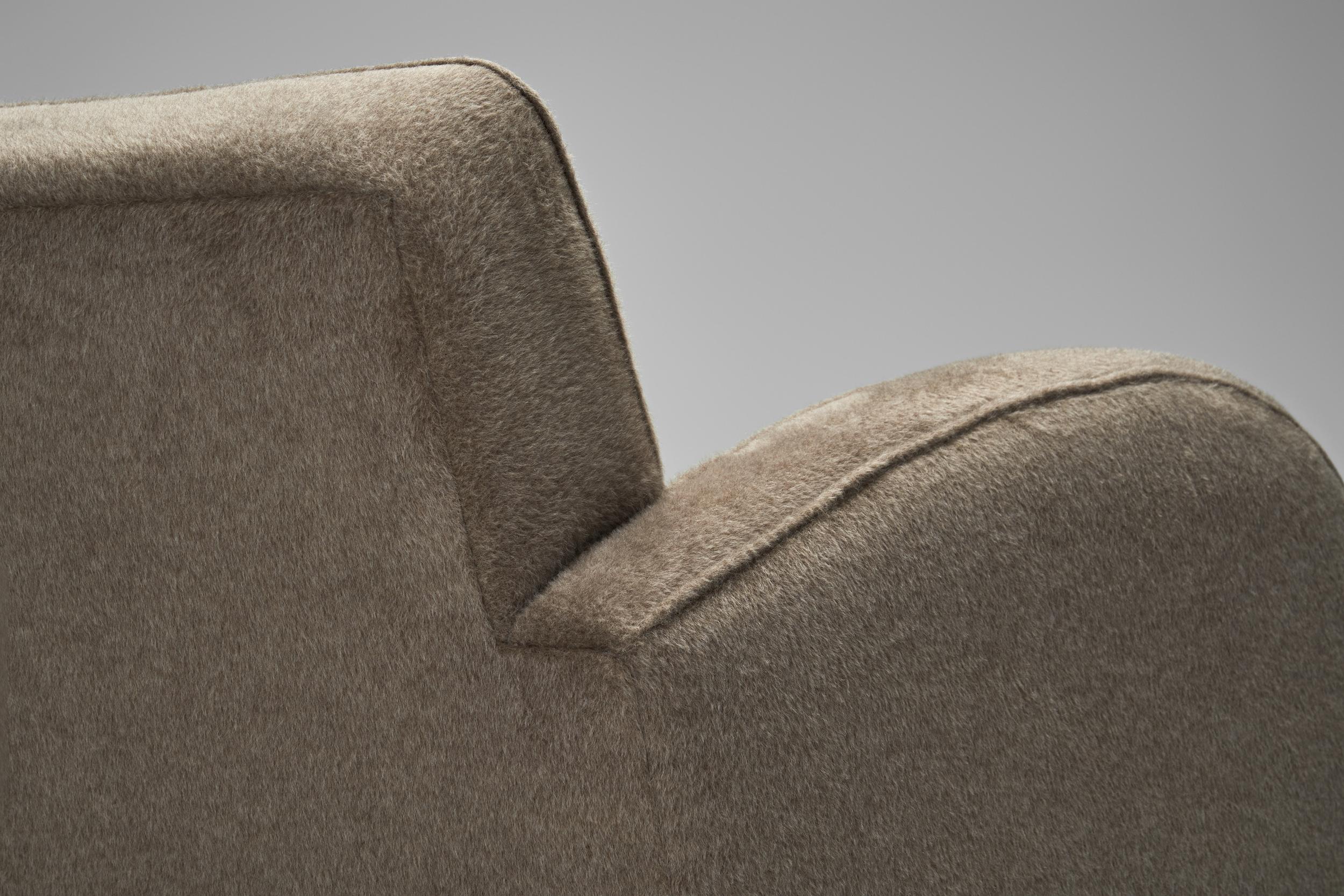 Pair of Upholstered Norwegian Club Chairs, Norway 1930s For Sale 8