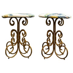 Pair of Upholstered Stools