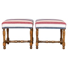 Pair of Upholstered Stools